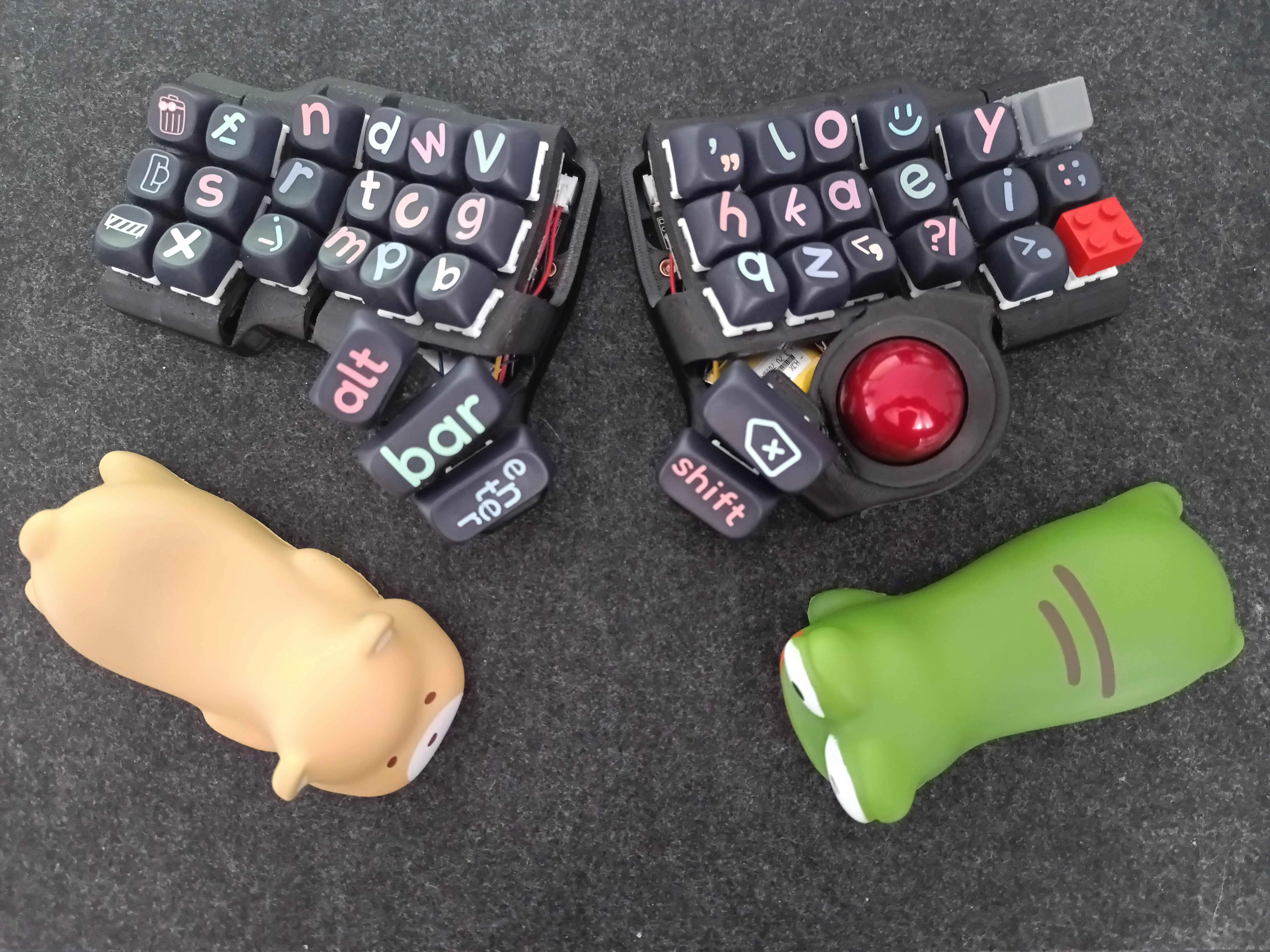 到着したCharybdis Miniとユニークなキーキャップ