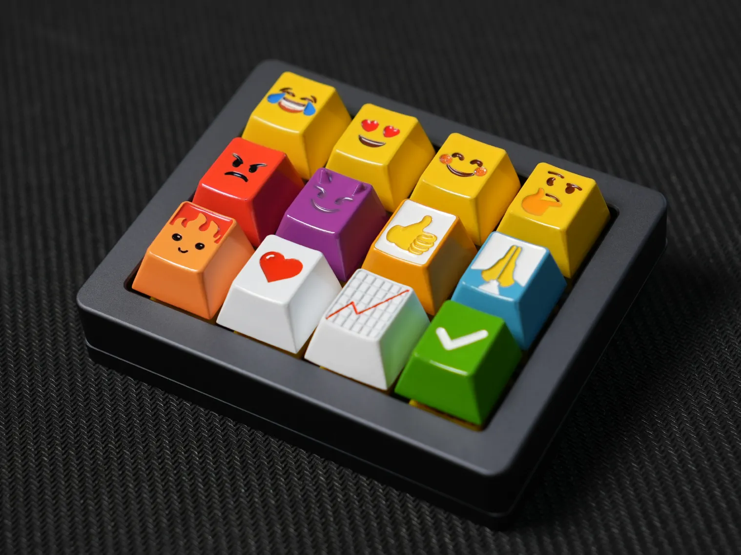 注目を集める絵文字キーキャップ