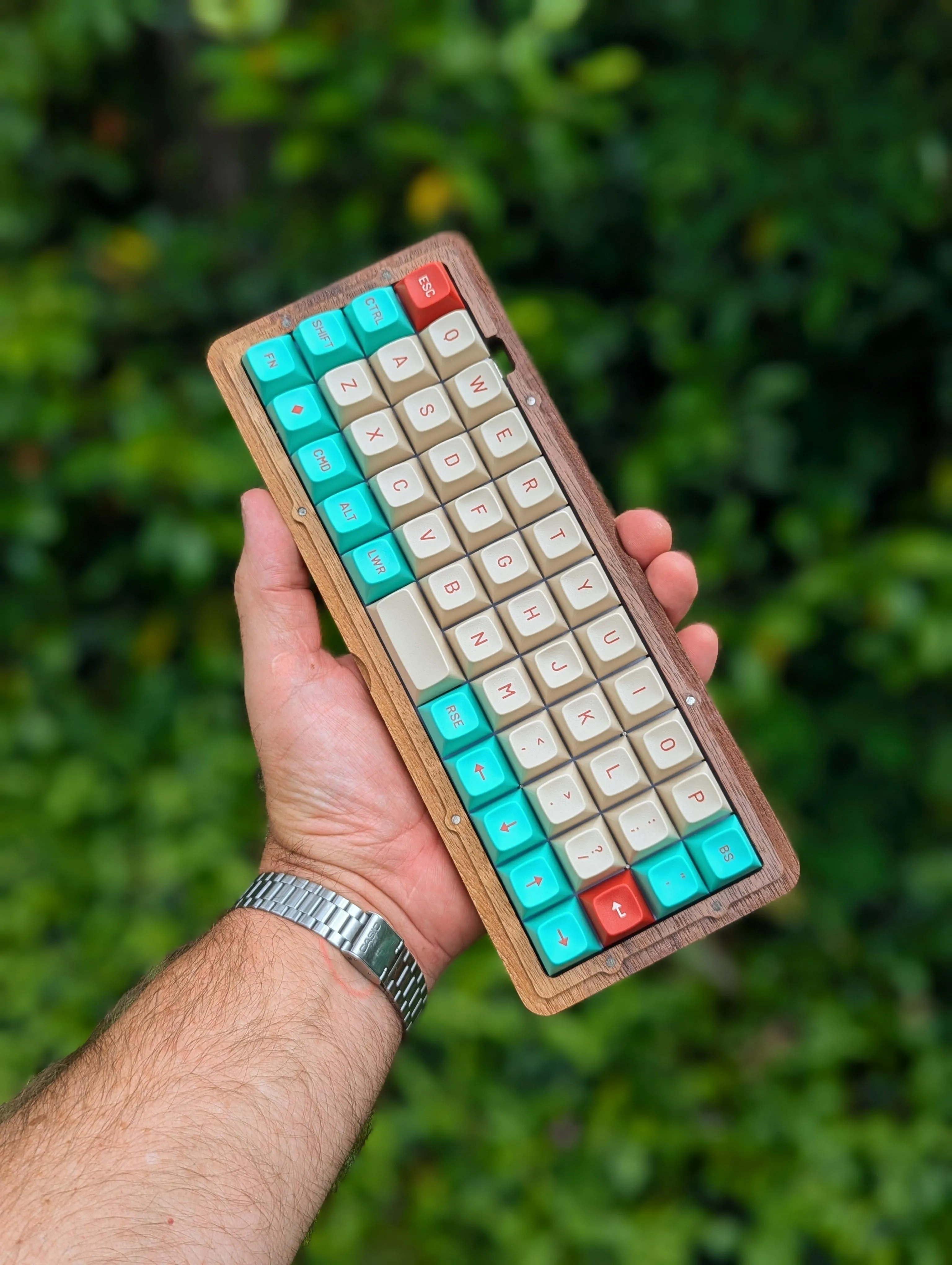 ウォールナットケースのPlanckとMT3 Jukebox