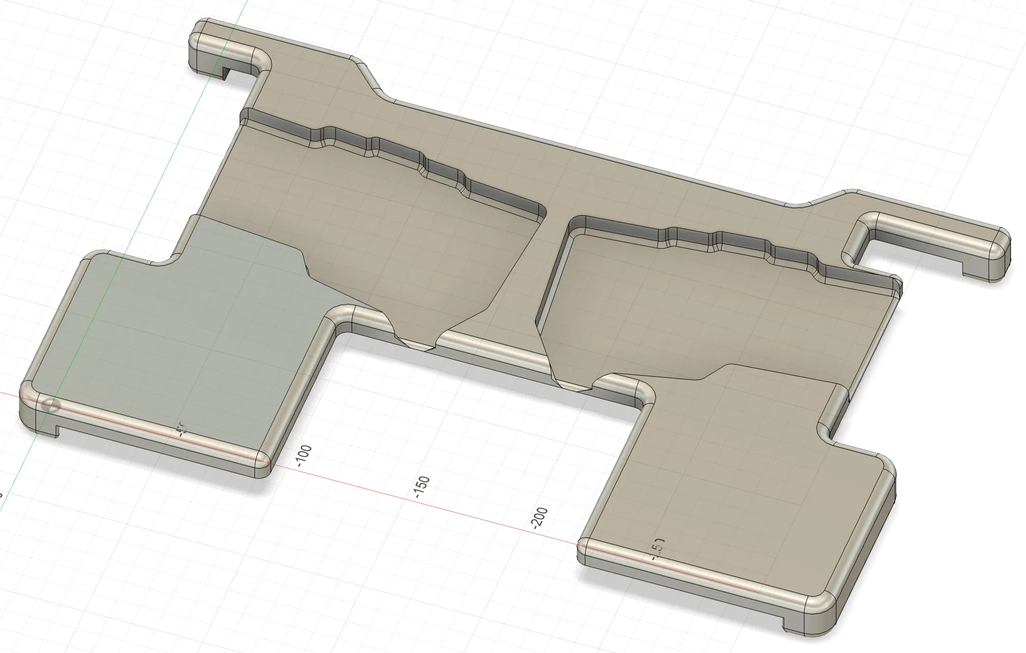 ノートPC上に設置されたエルゴノミクスキーボード