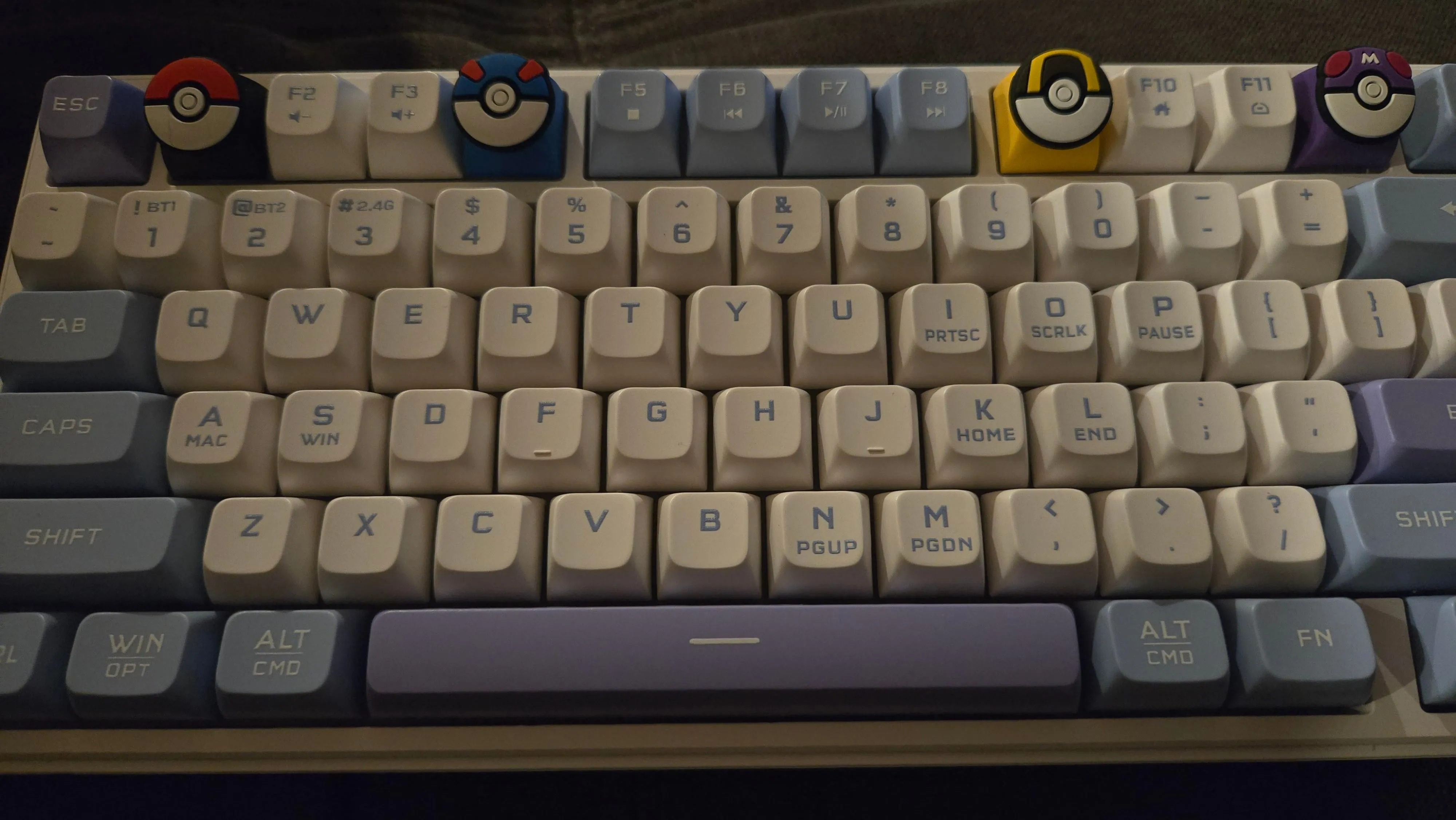 キーボード全体のレイアウト