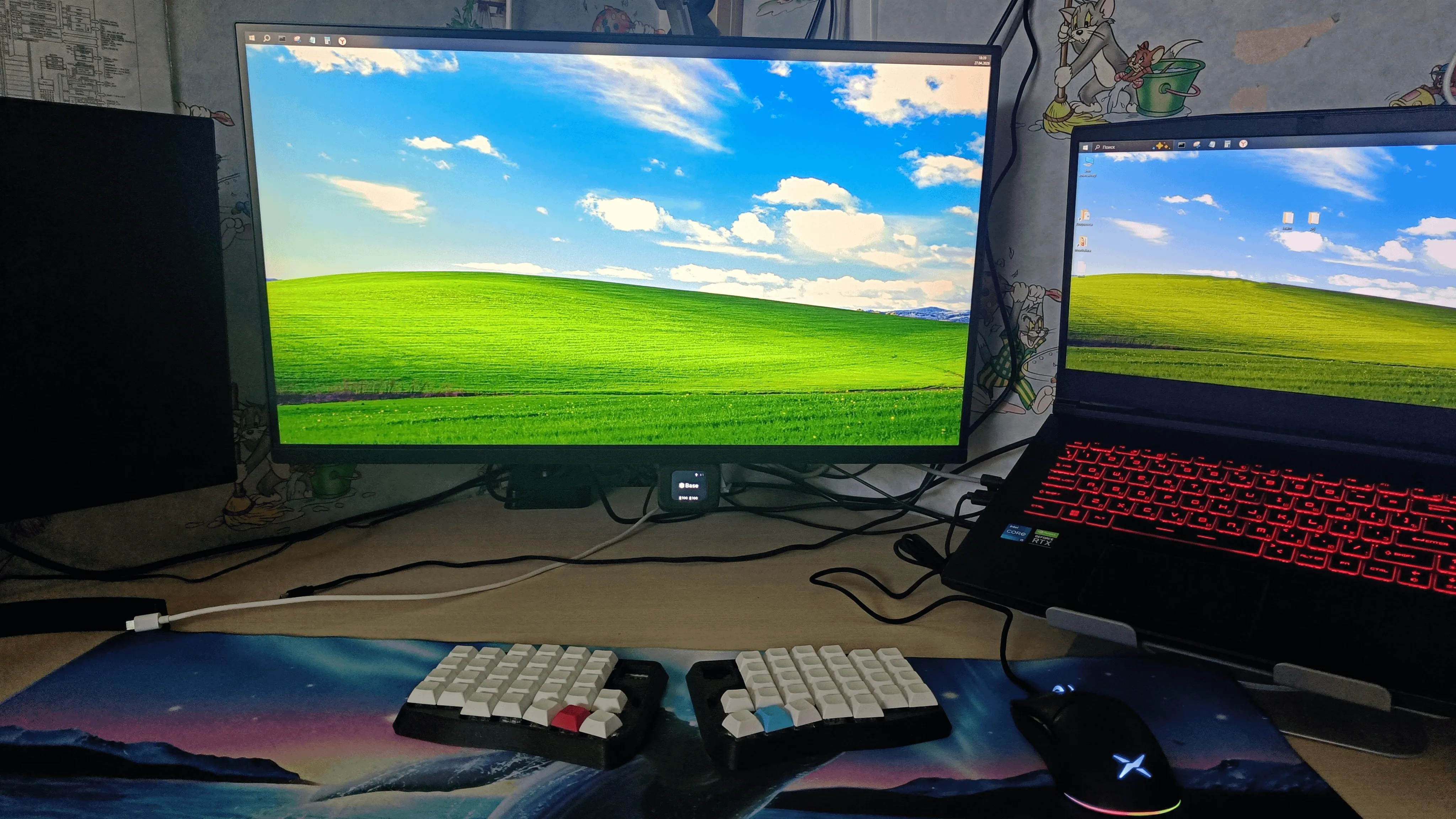 ミニマルな分割キーボードの全体像