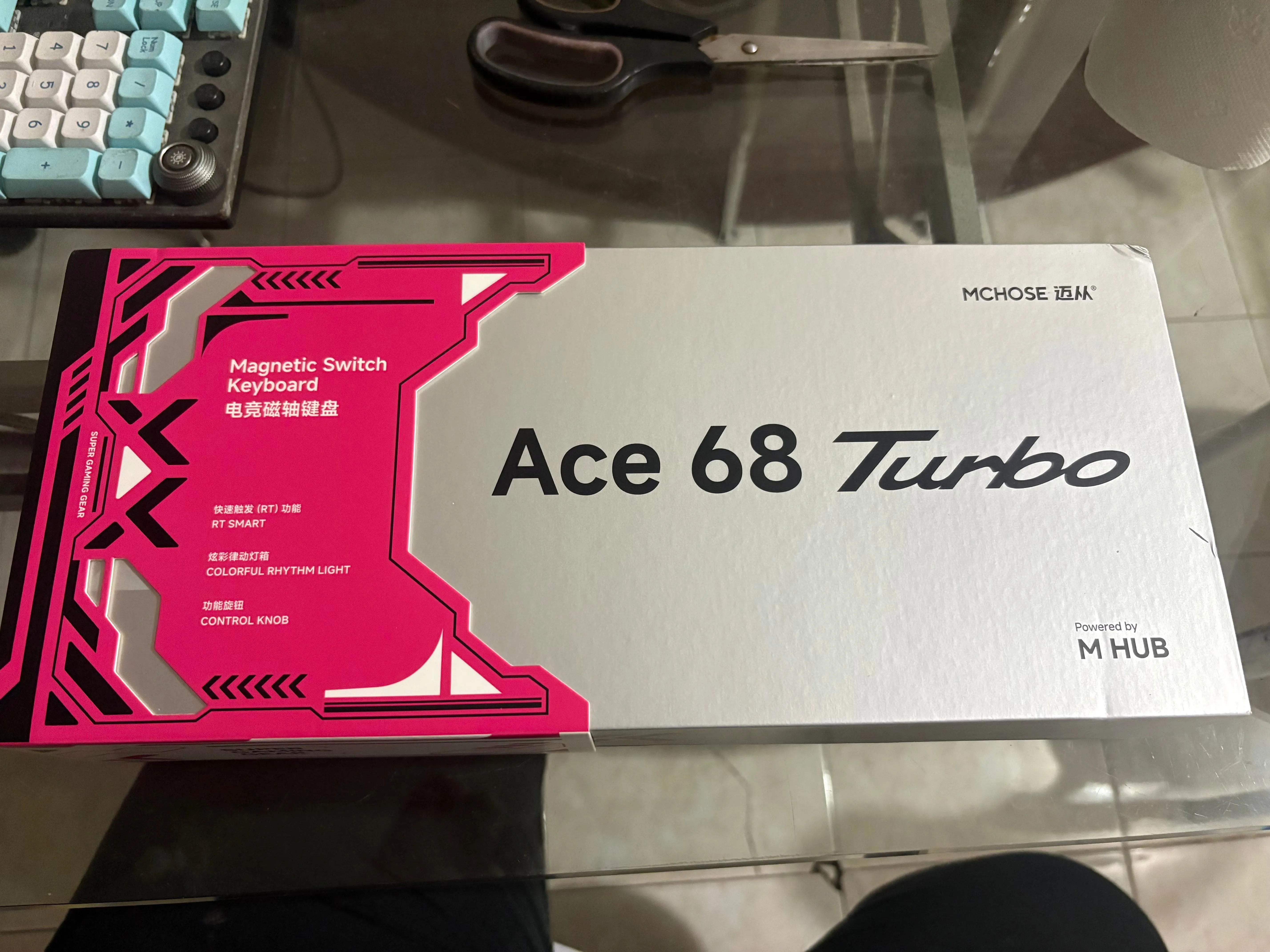 キーキャップのライティング効果