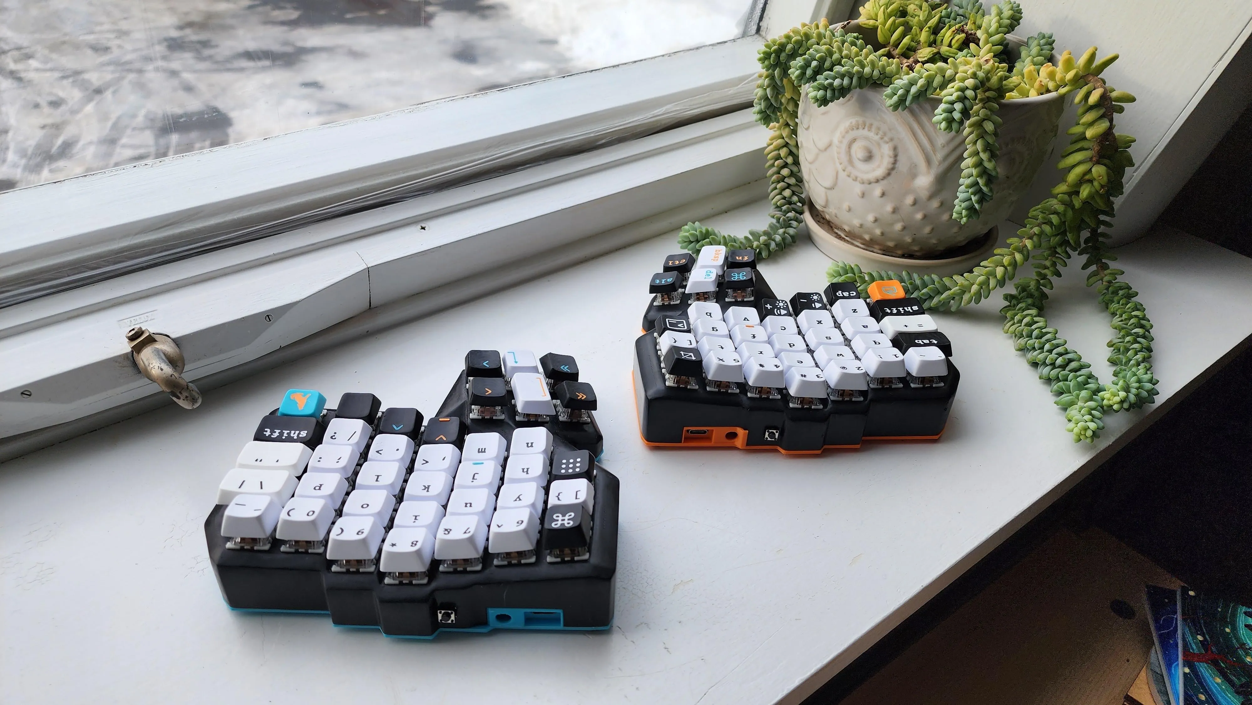 Dactyl-Manuform 5x7 全体像