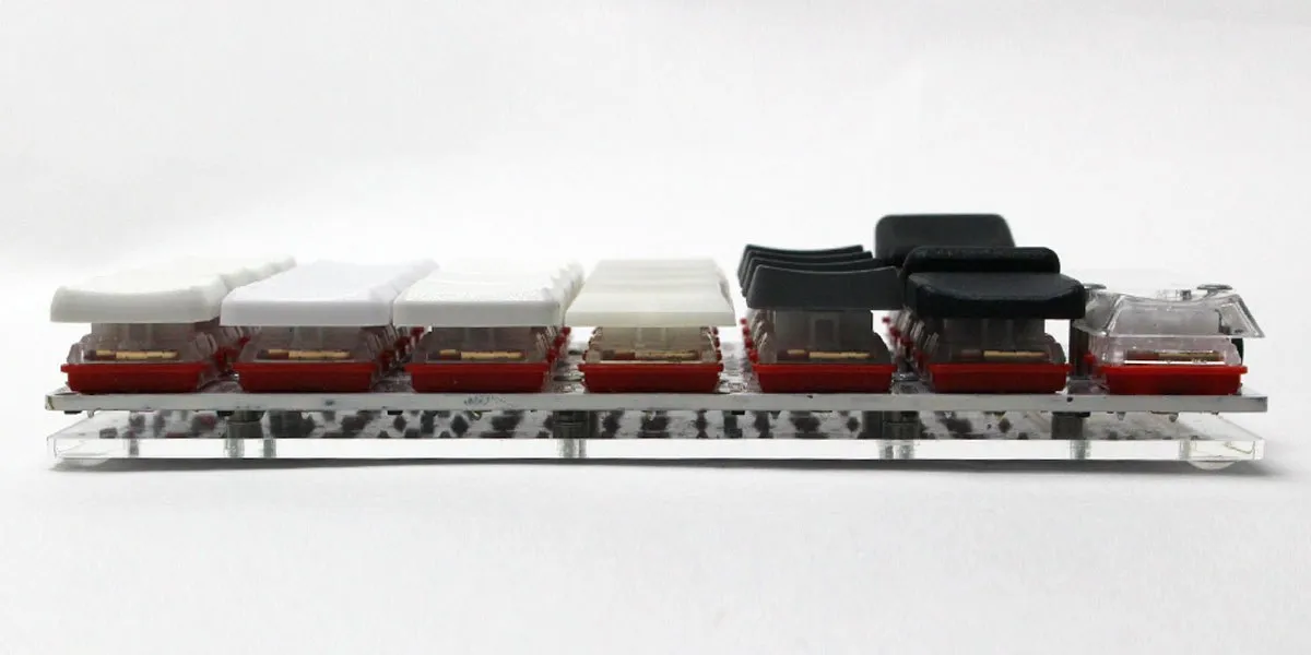 キーキャップの造形比較