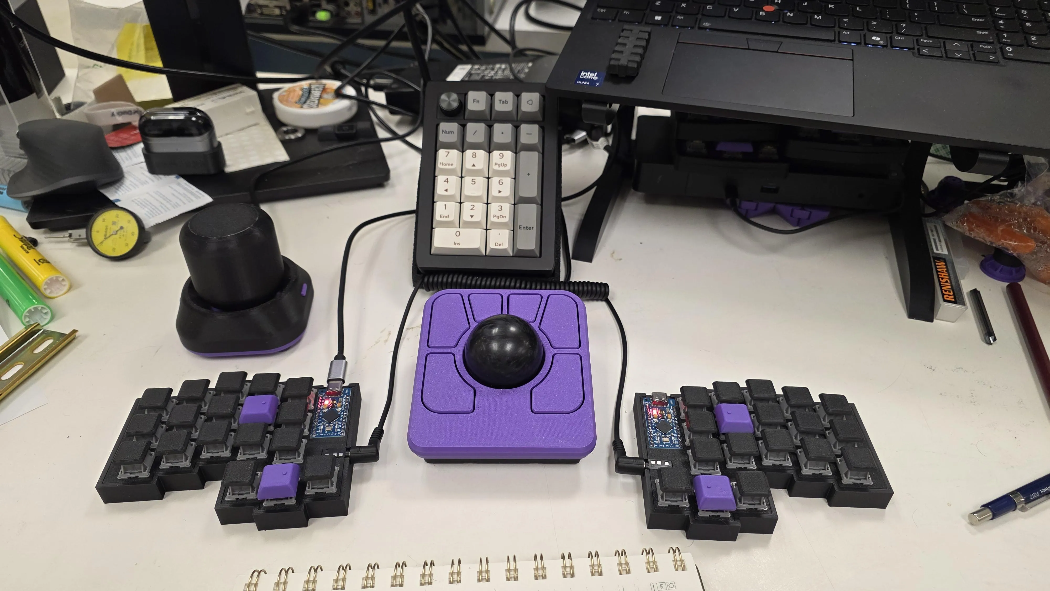 公開された36キー分割キーボードのビルド