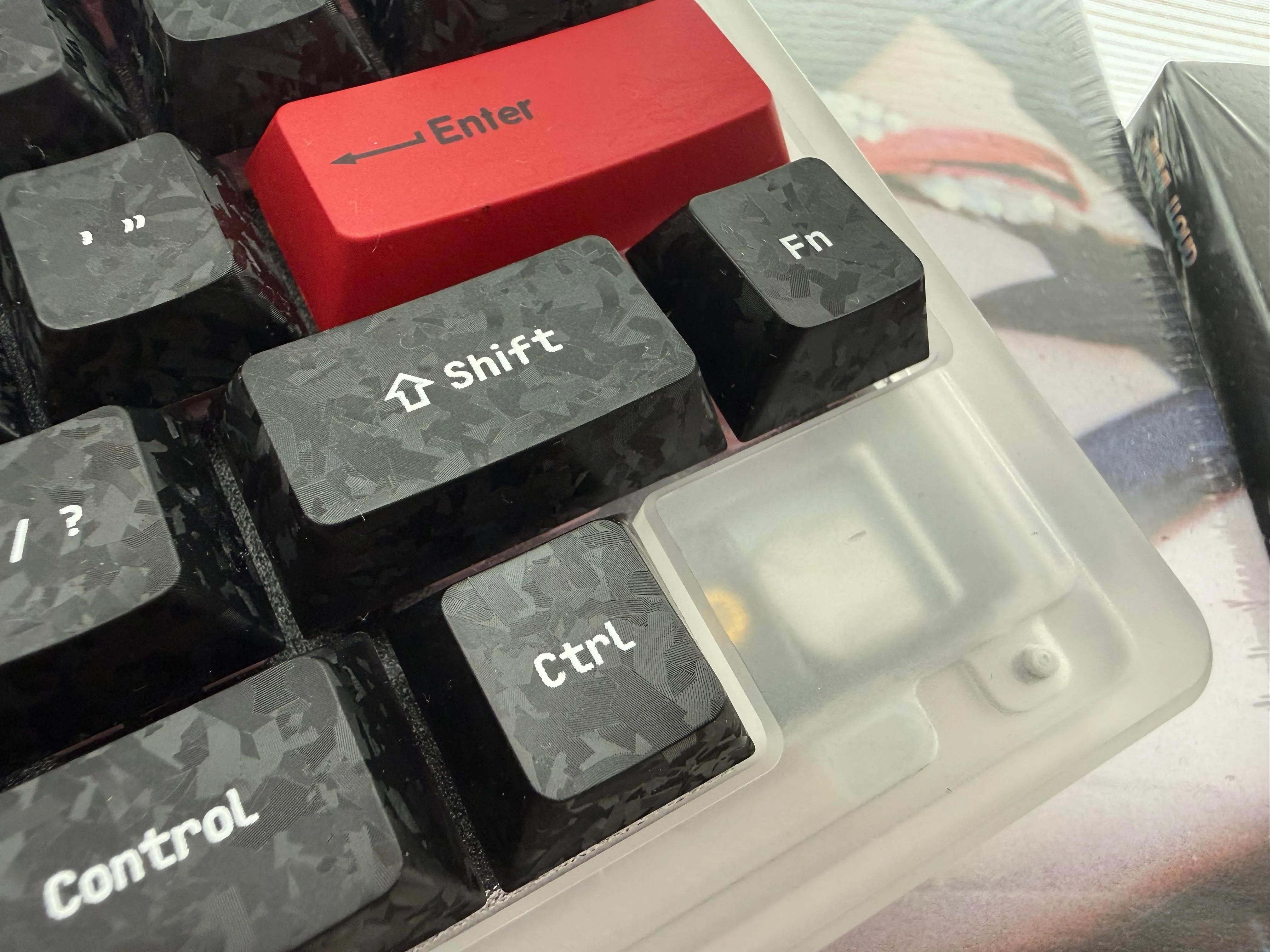 キーキャップの質感