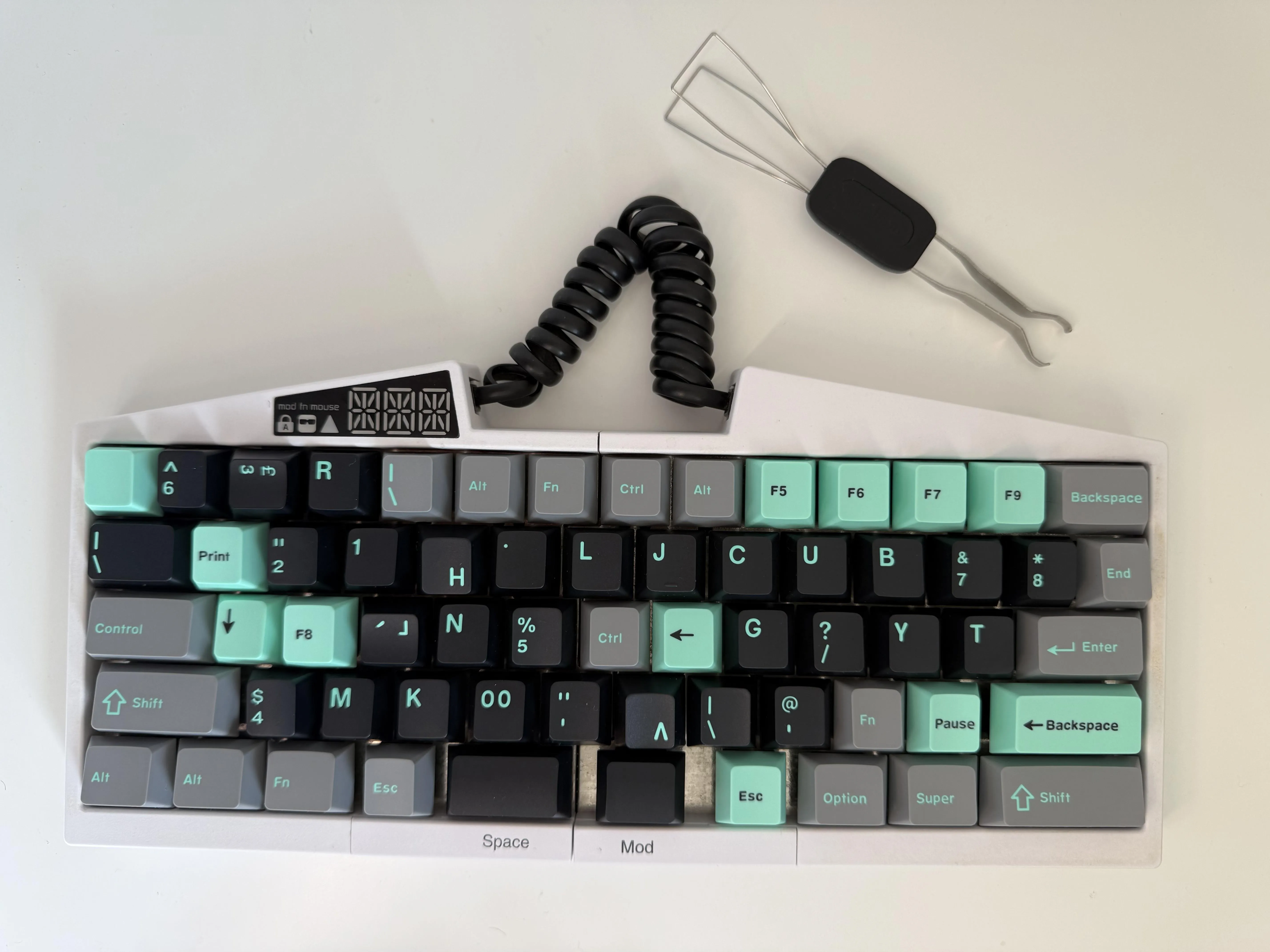 4歳の子供が組み立てた初めての自作キーボード