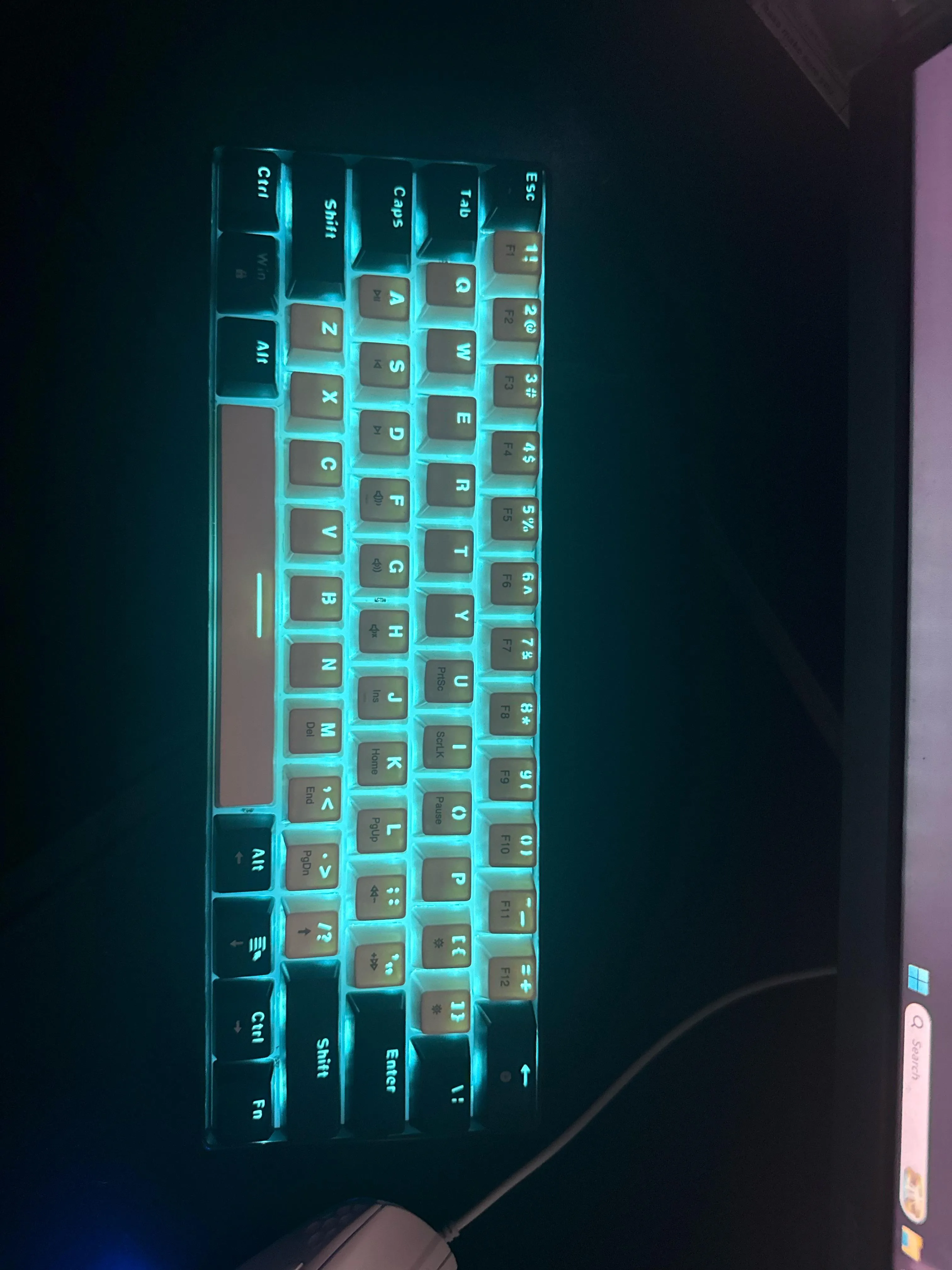 質問者のキーボード