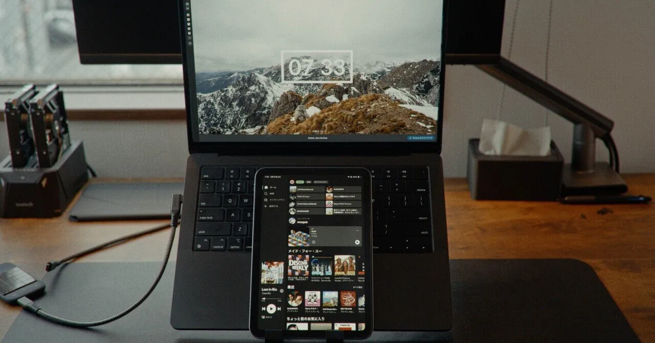 ミニマルな2wayスタンドの活用イメージ