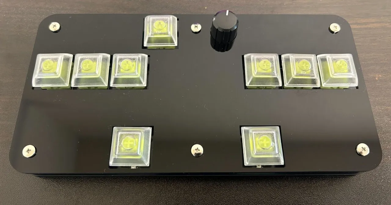 完成したPC音ゲー用コントローラー