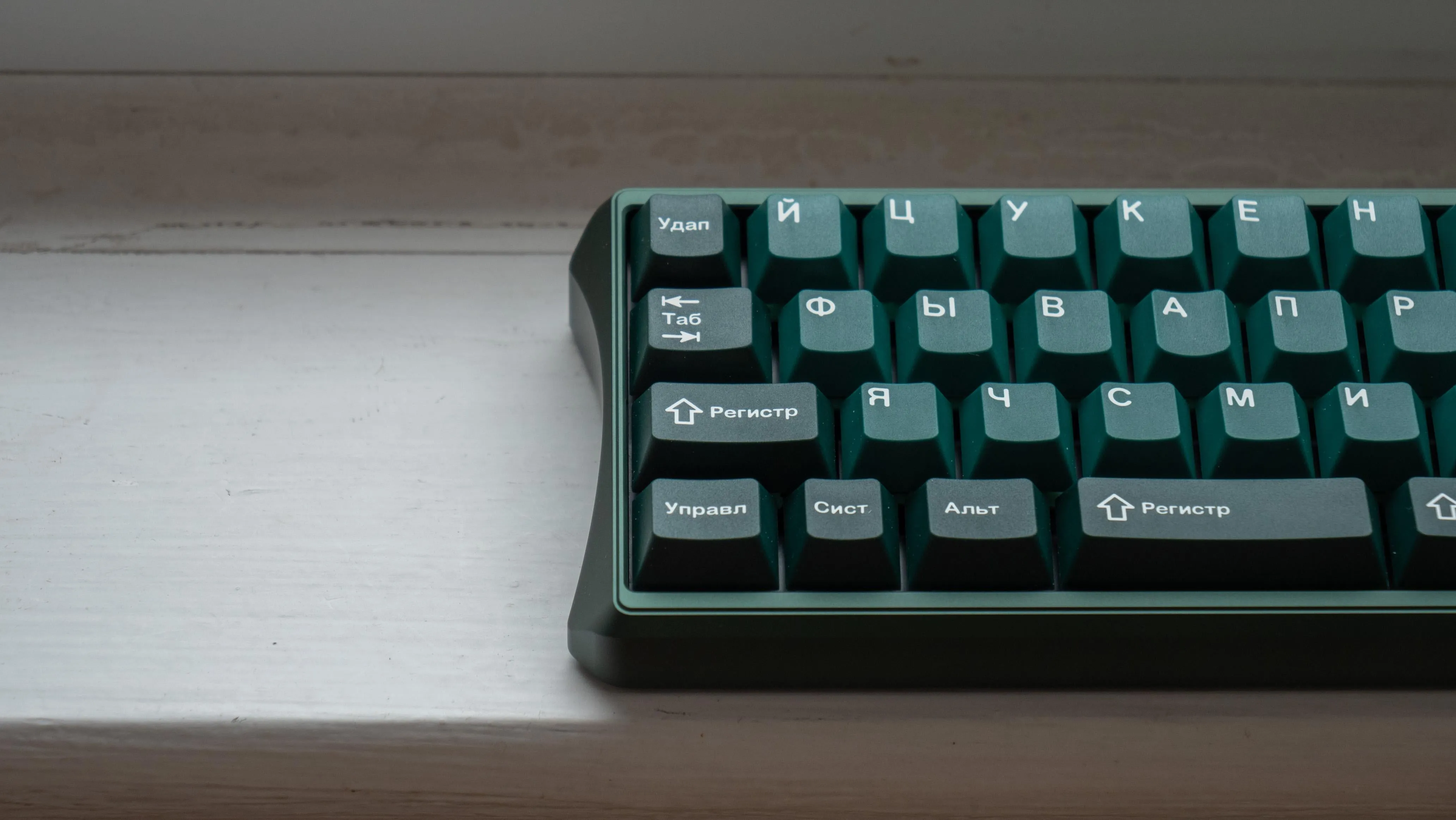 GMK TAIGAを装着したクローズアップ