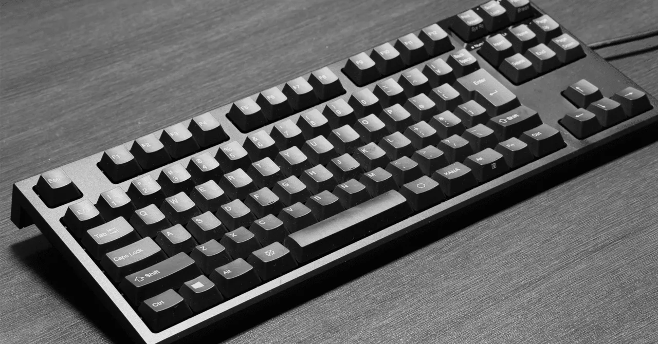 静電容量無接点キーボードのイメージ