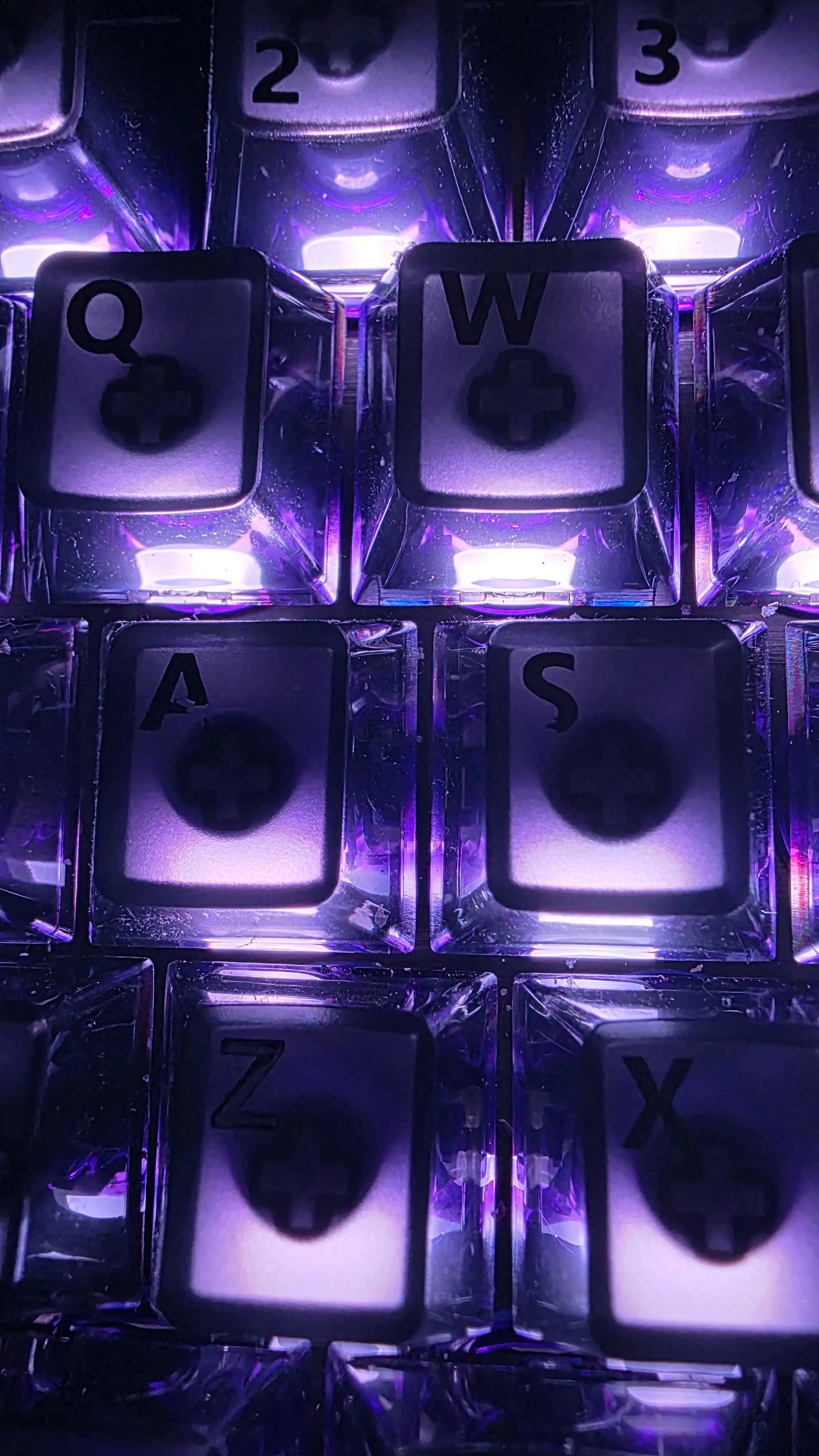 キーキャップの印字剥がれの様子1