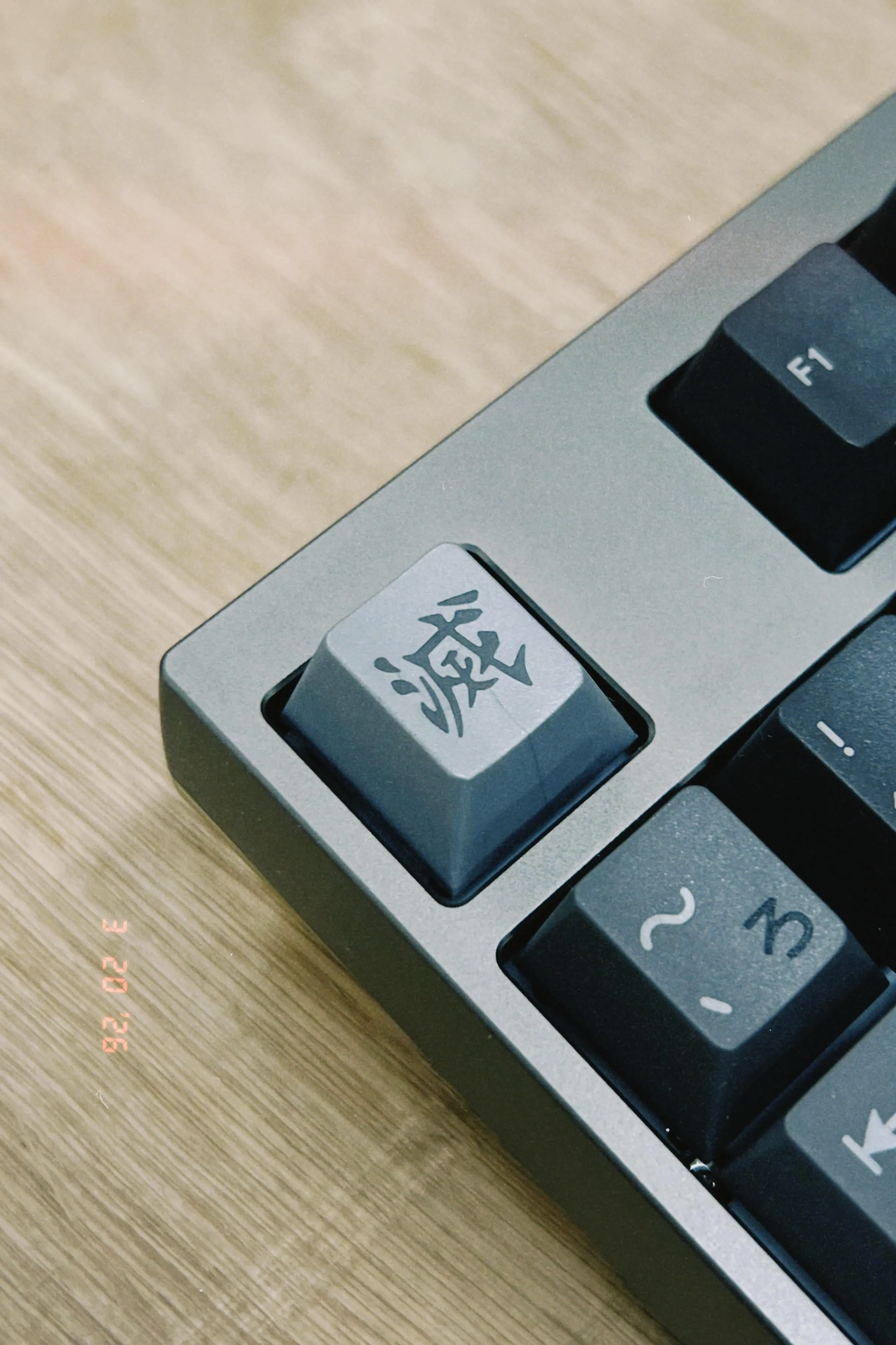 KKB Nichirin キーキャップの細部