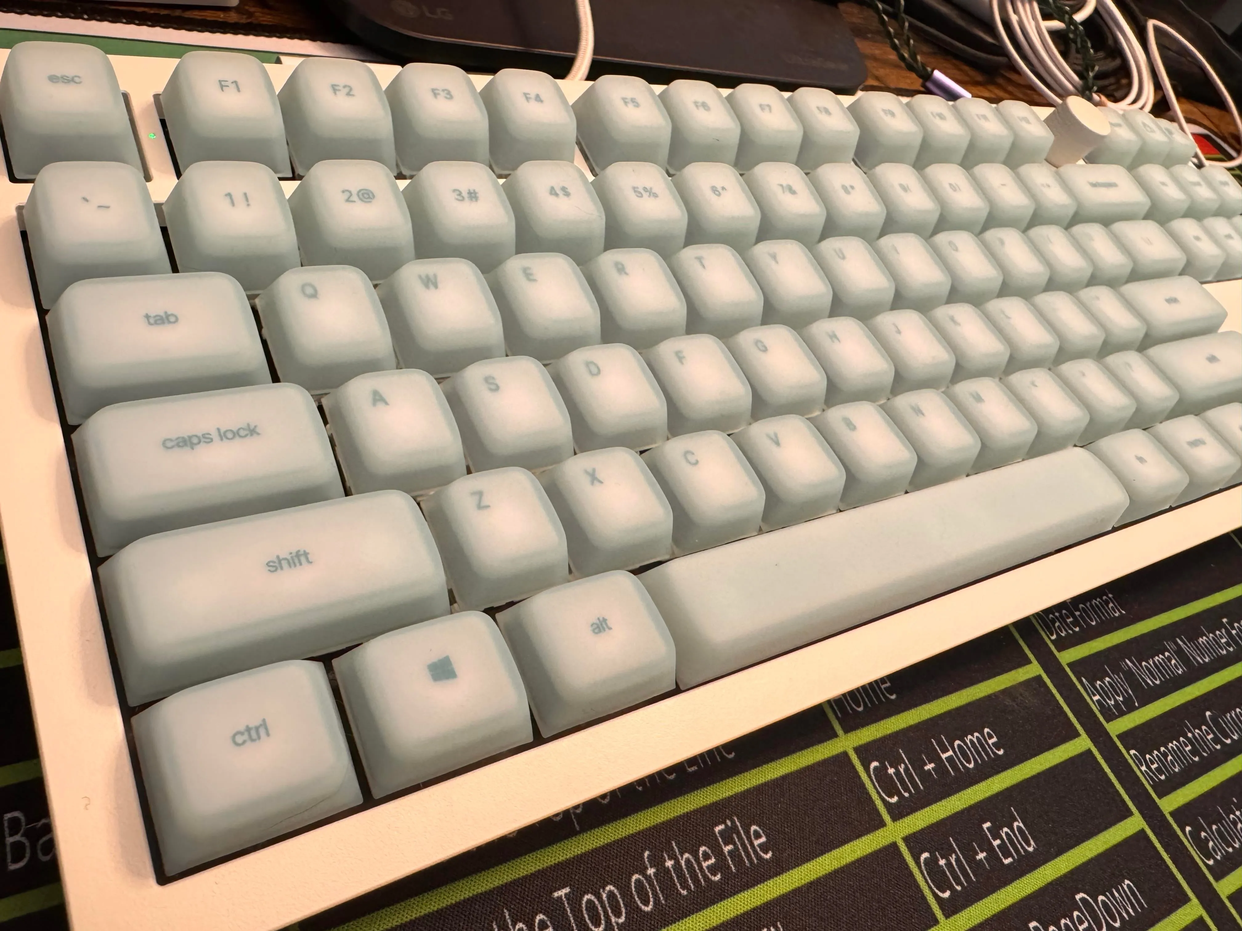 タイピングの様子