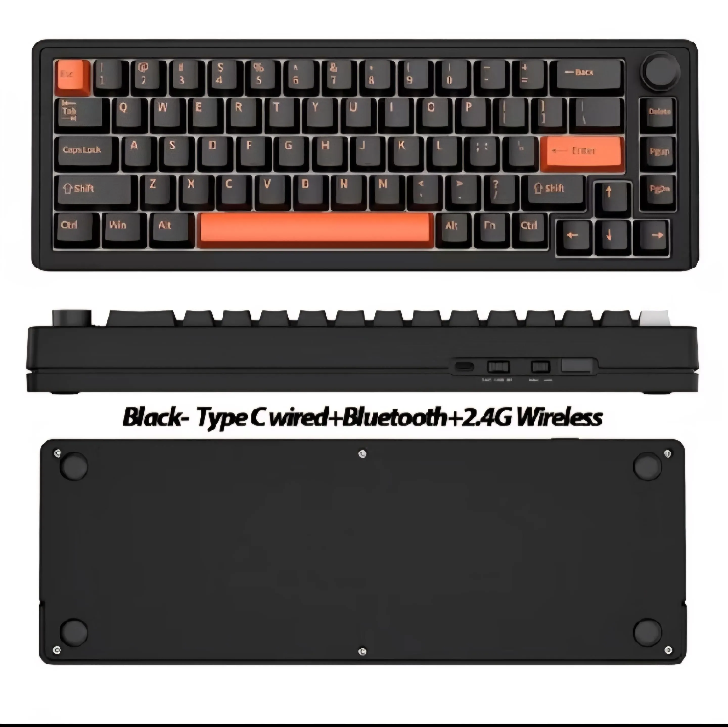 購入されたキーボードの様子