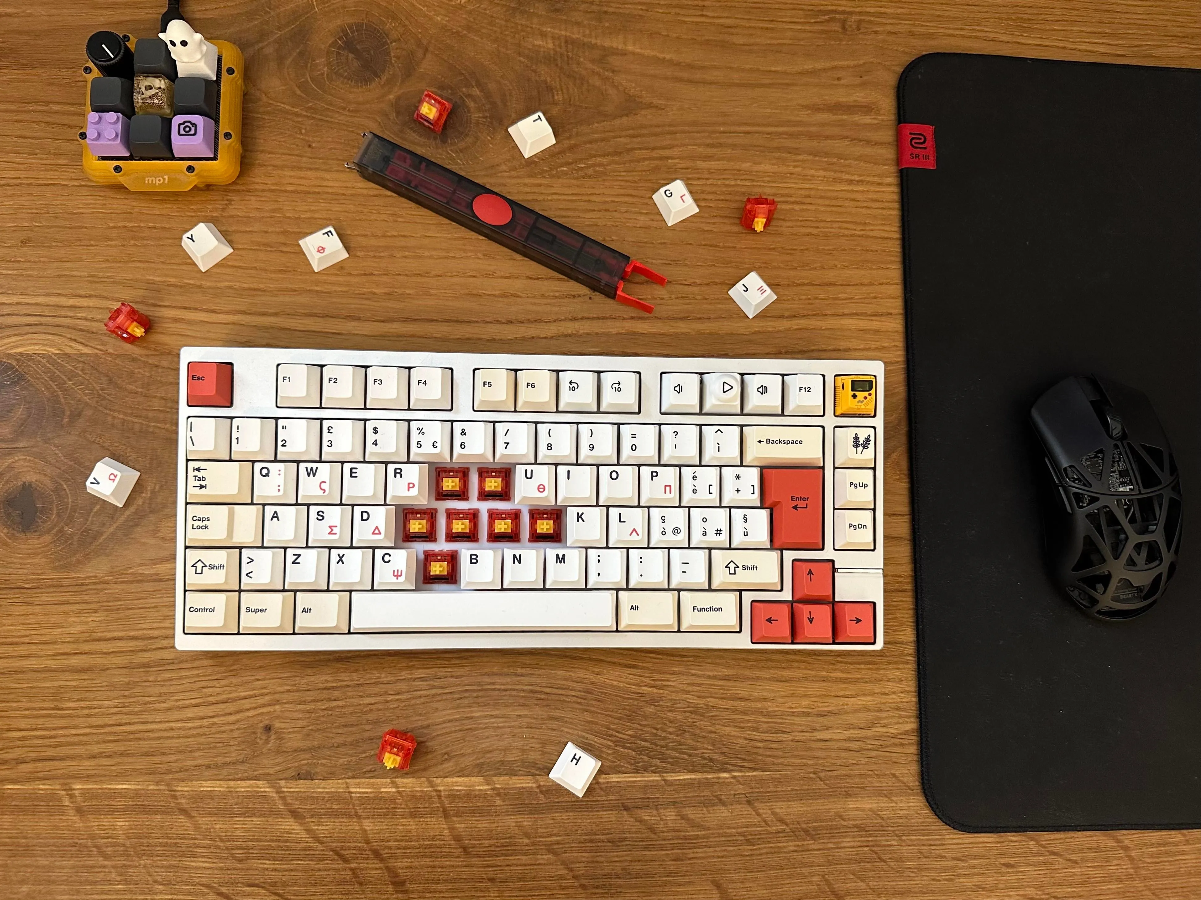 テンキーパッドとの組み合わせ