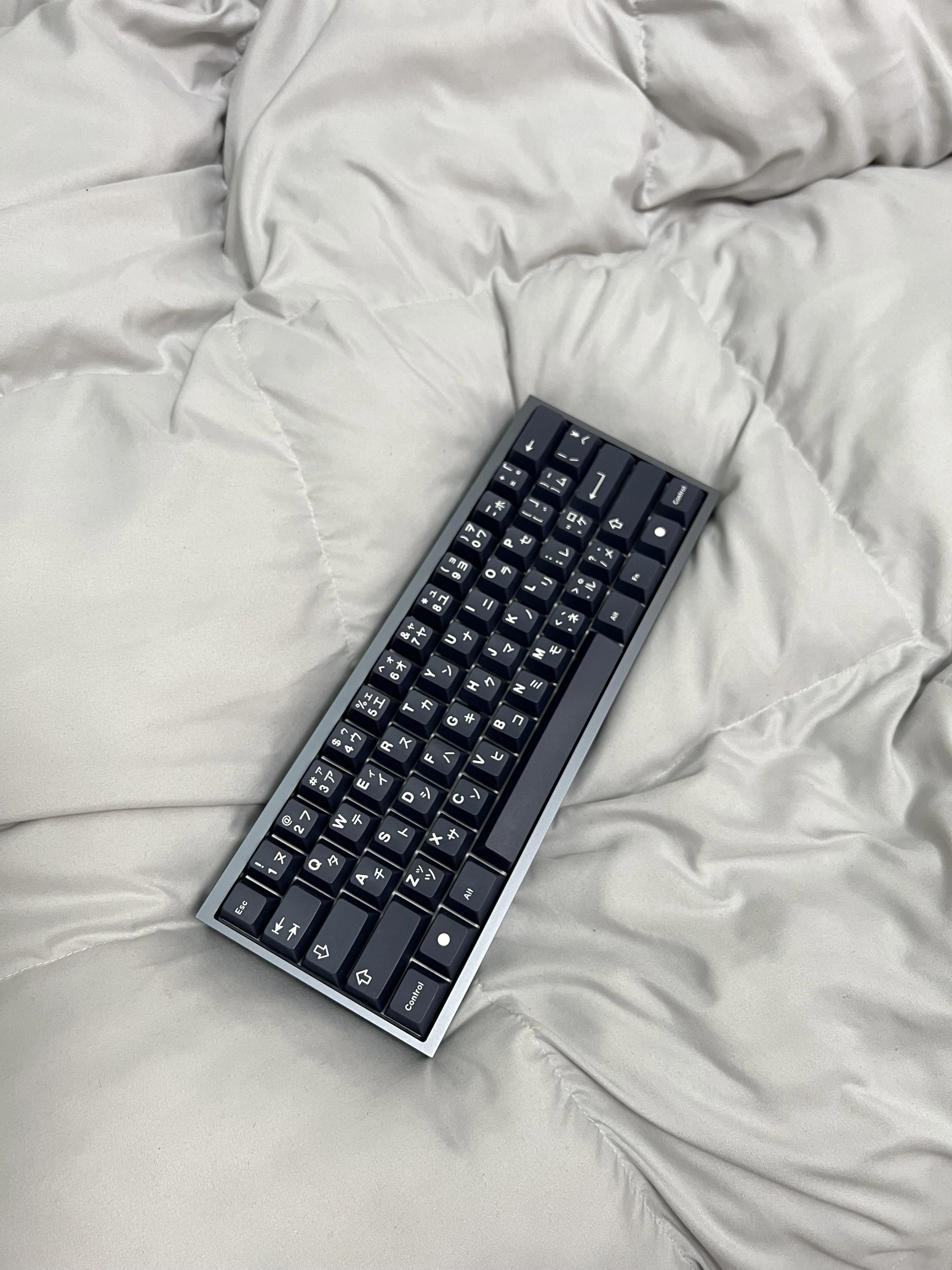 Wooting 60HE v2とTofu60 reduxを組み合わせたカスタムビルド
