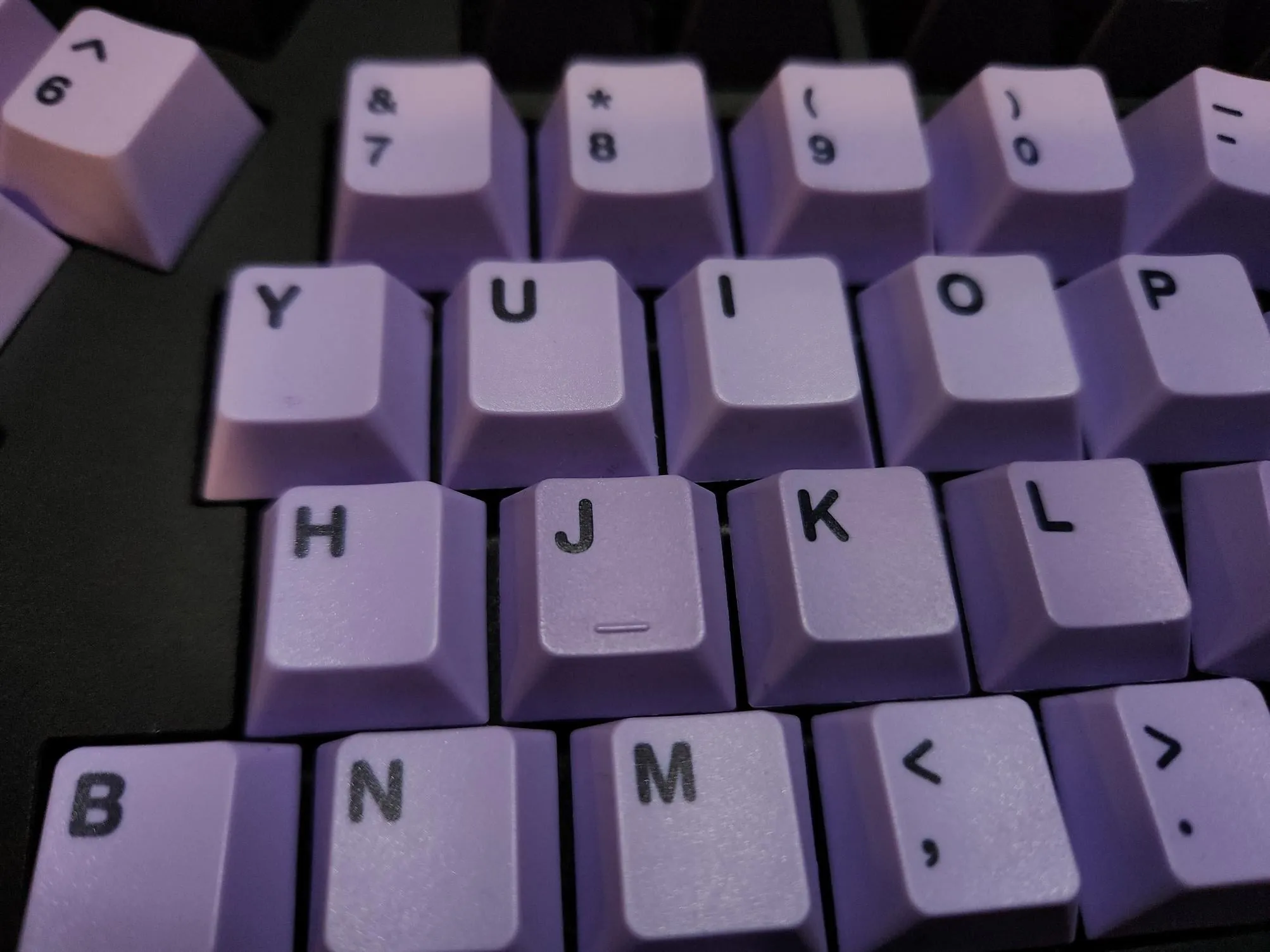 キーキャップの細部比較