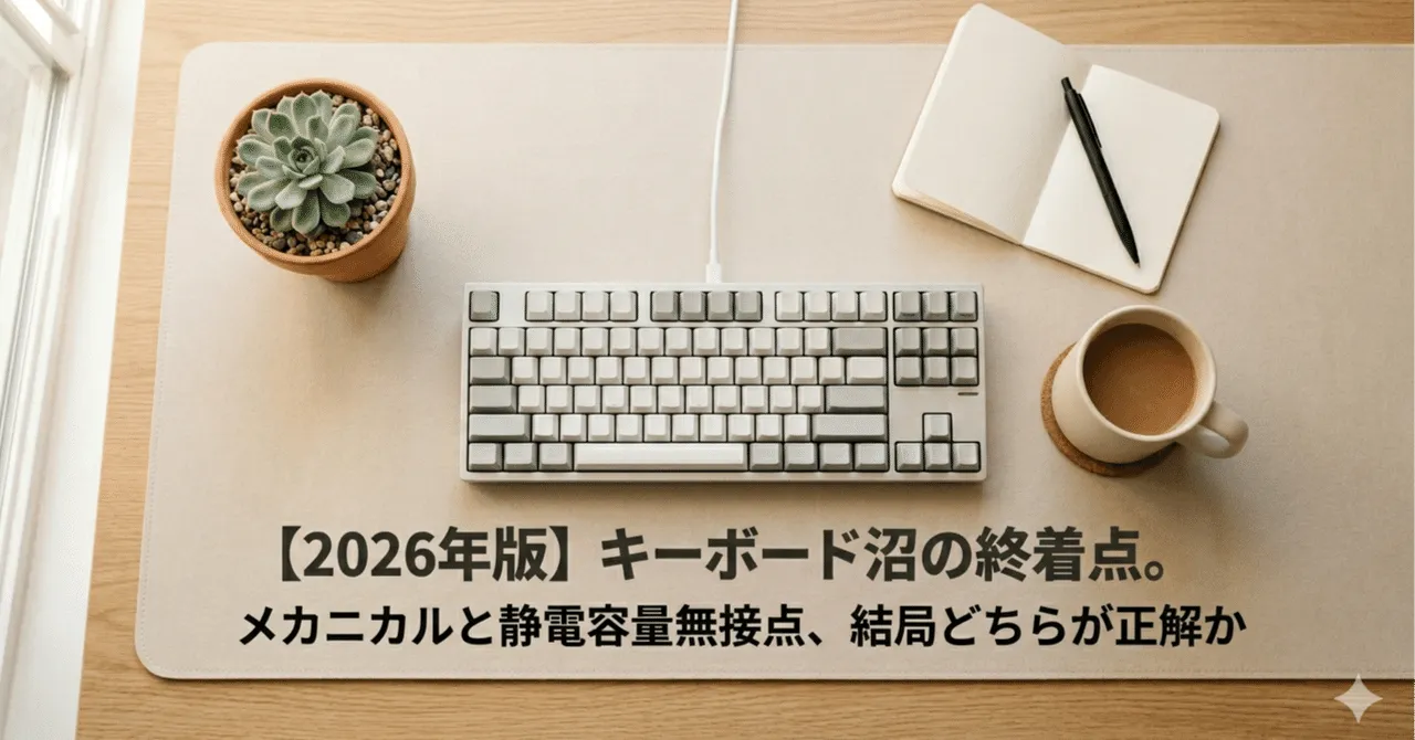 キーボード選びの比較イメージ