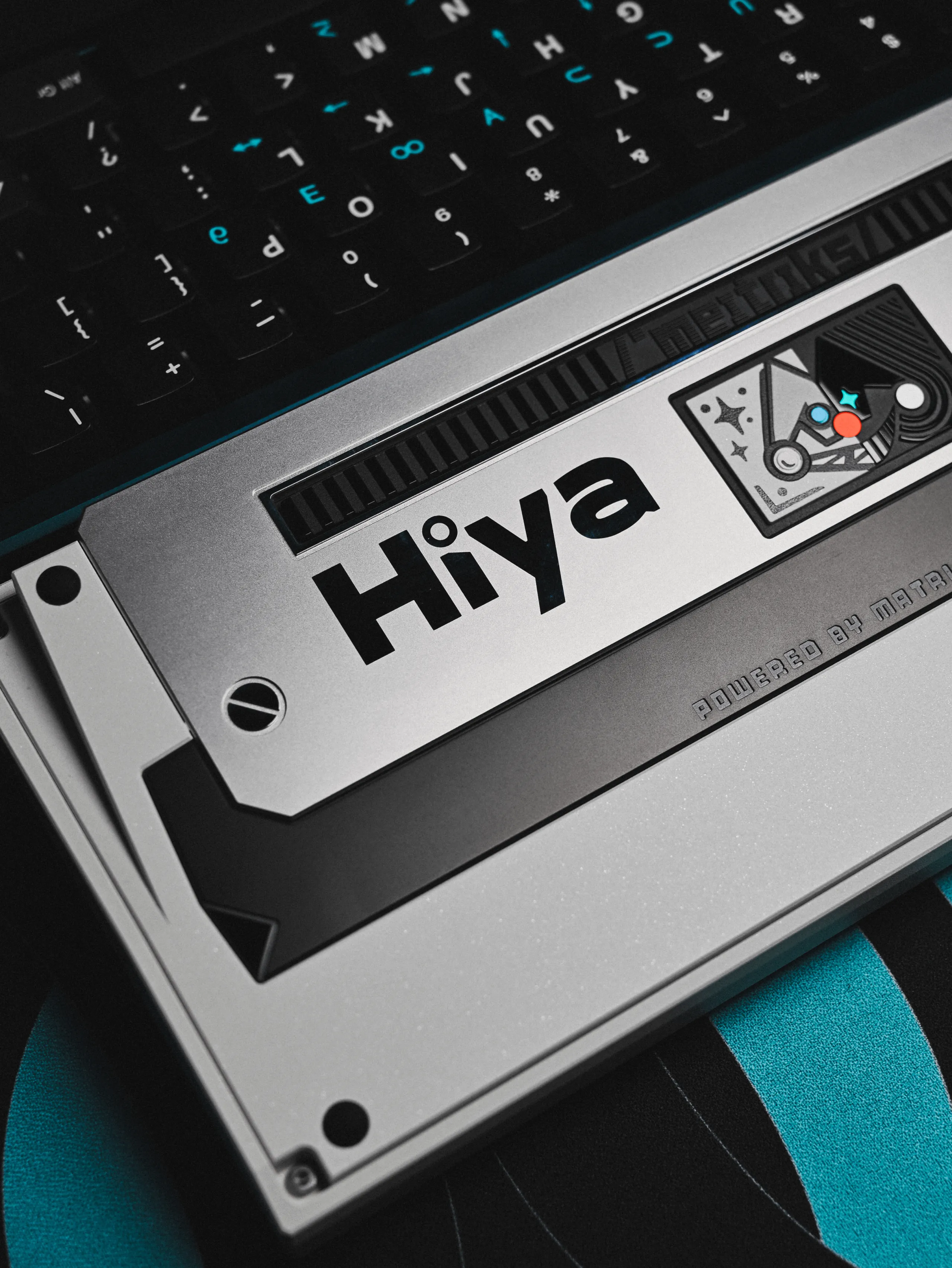 美しいブロッカーとキーキャップのディテール