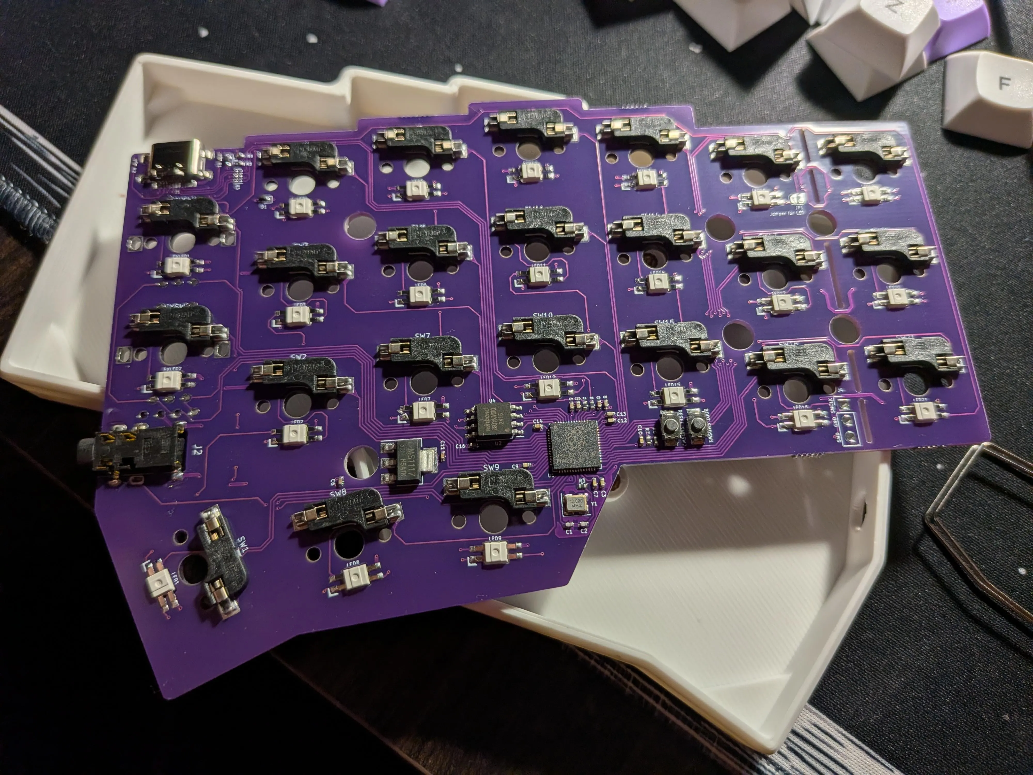 キーボードのクローズアップ