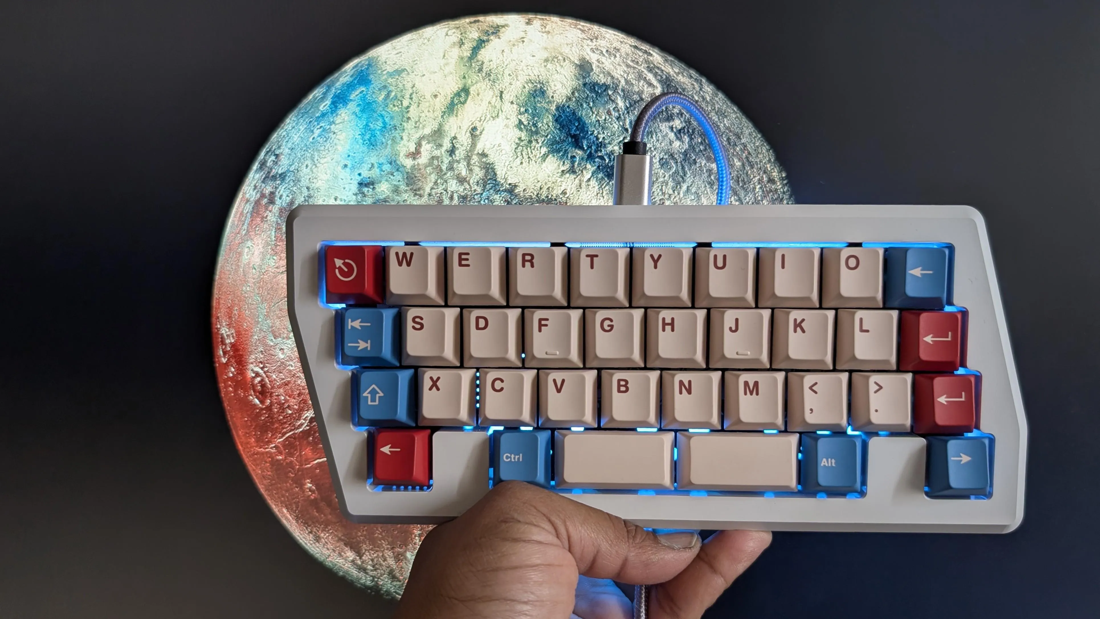 Denaliキーボードの完成写真