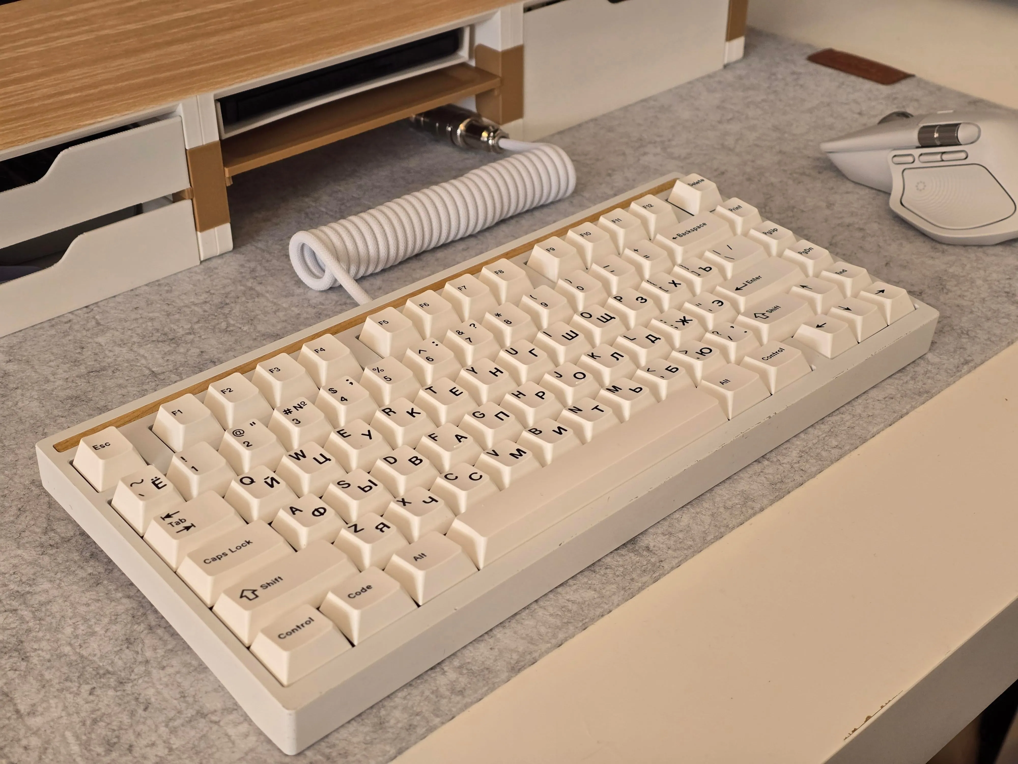 Mode Sonnetのメイプルアクセントとキリル文字キートップ