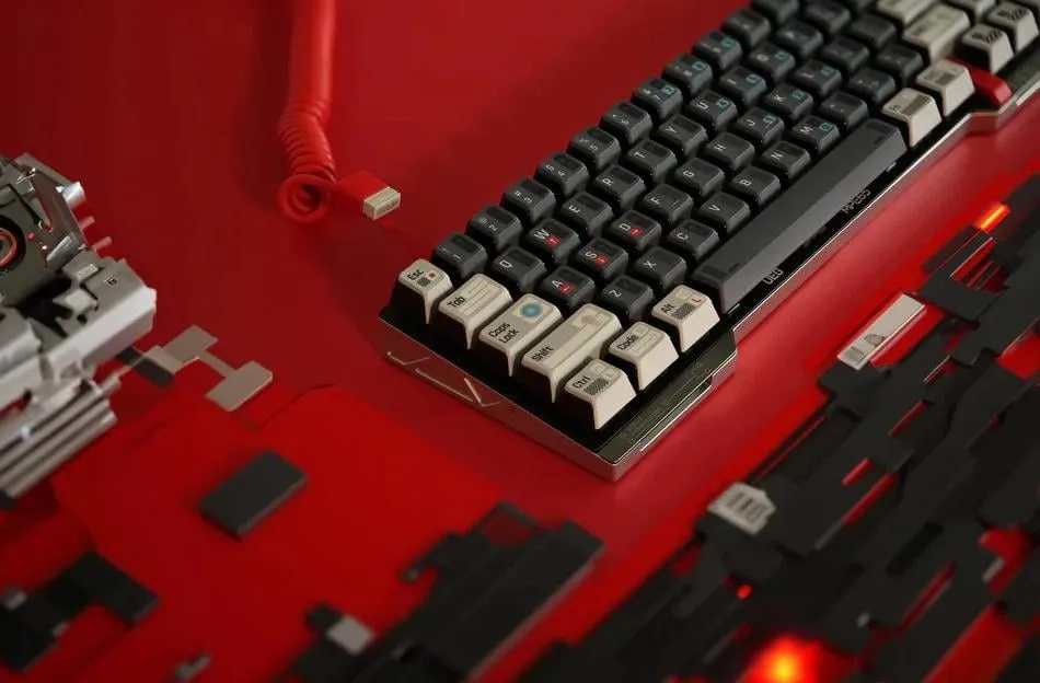 Wandering Earth II キーキャップを装着したキーボード