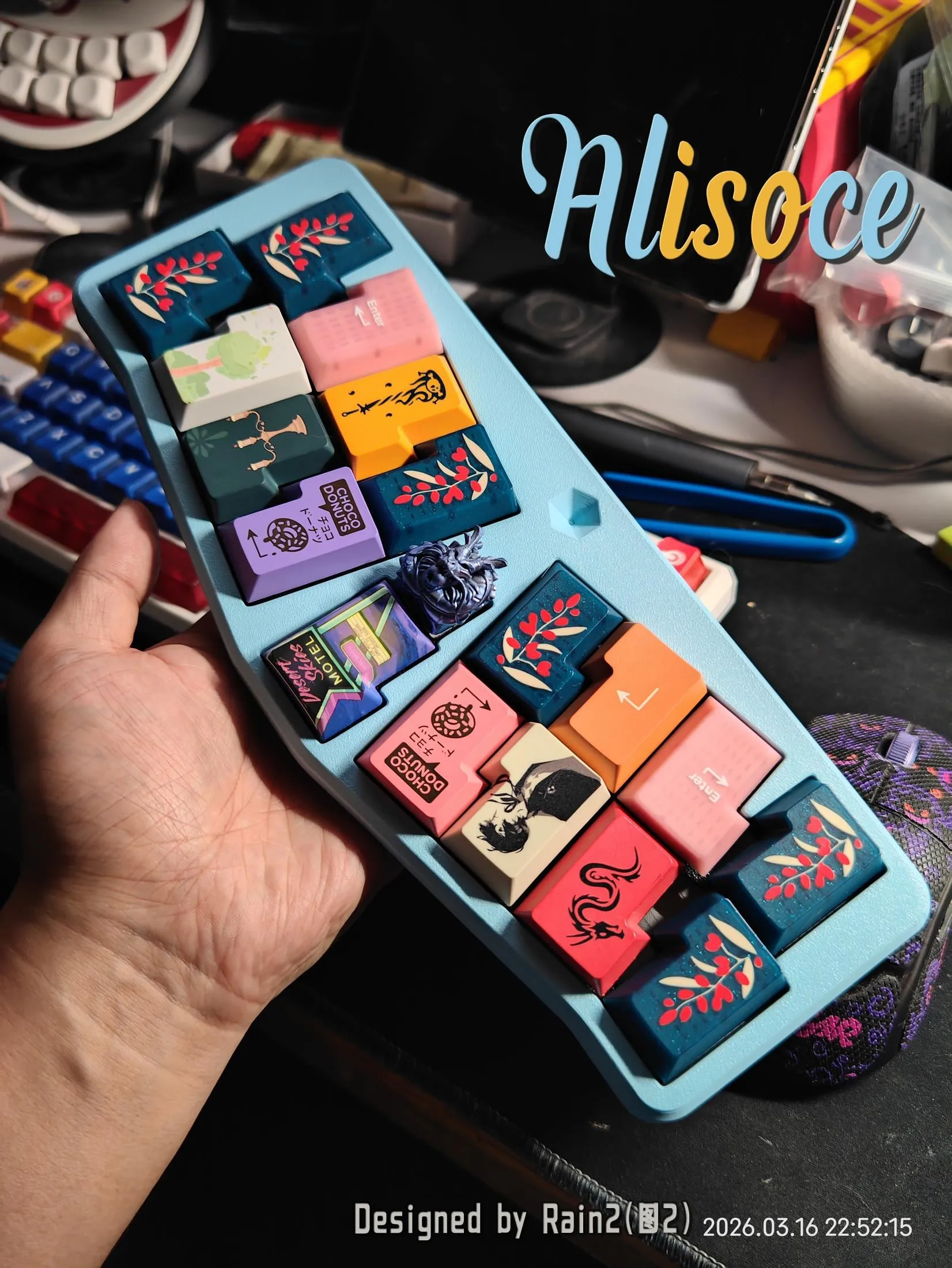 キーボードの背面構造