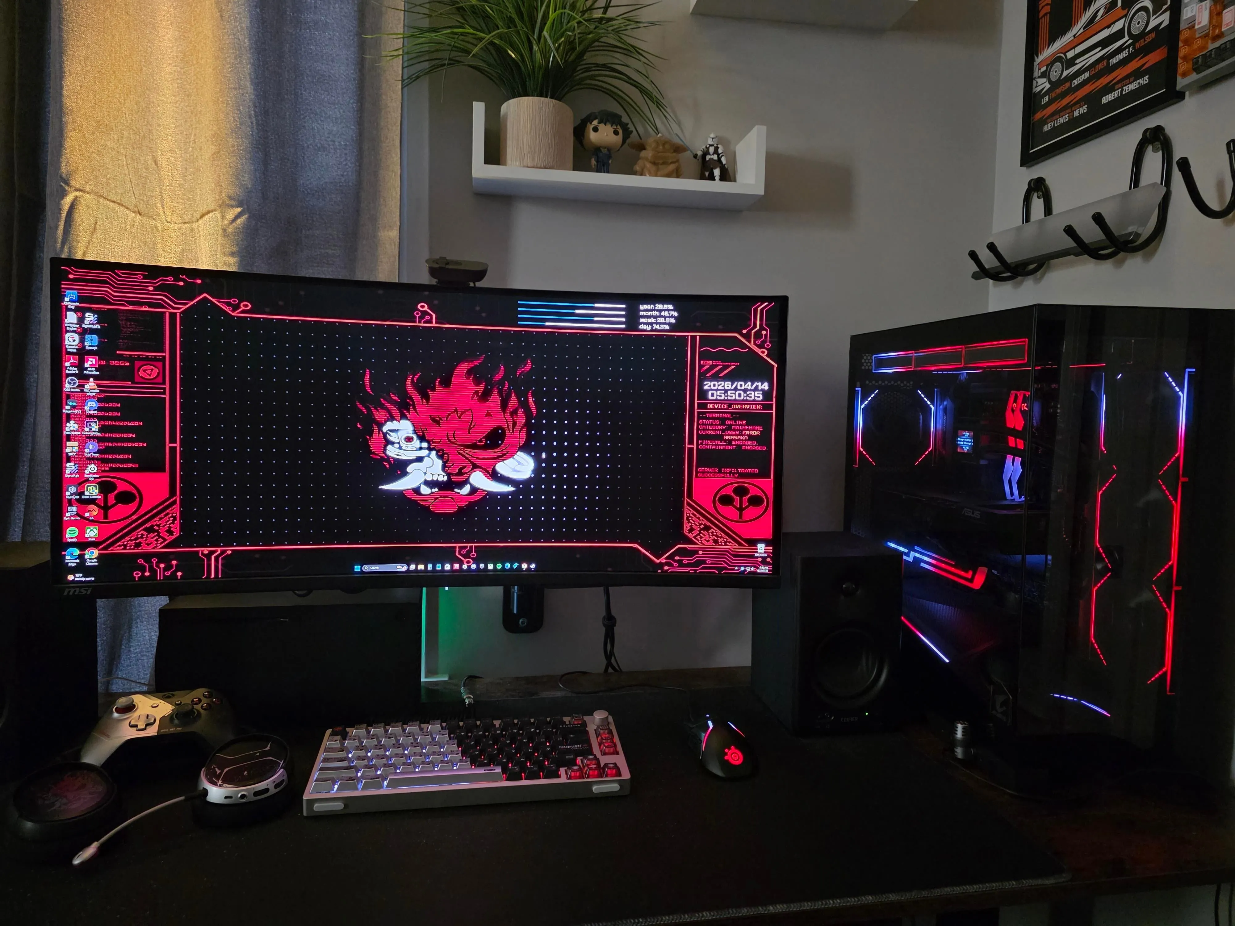 Epomaker P75 カスタムの外観