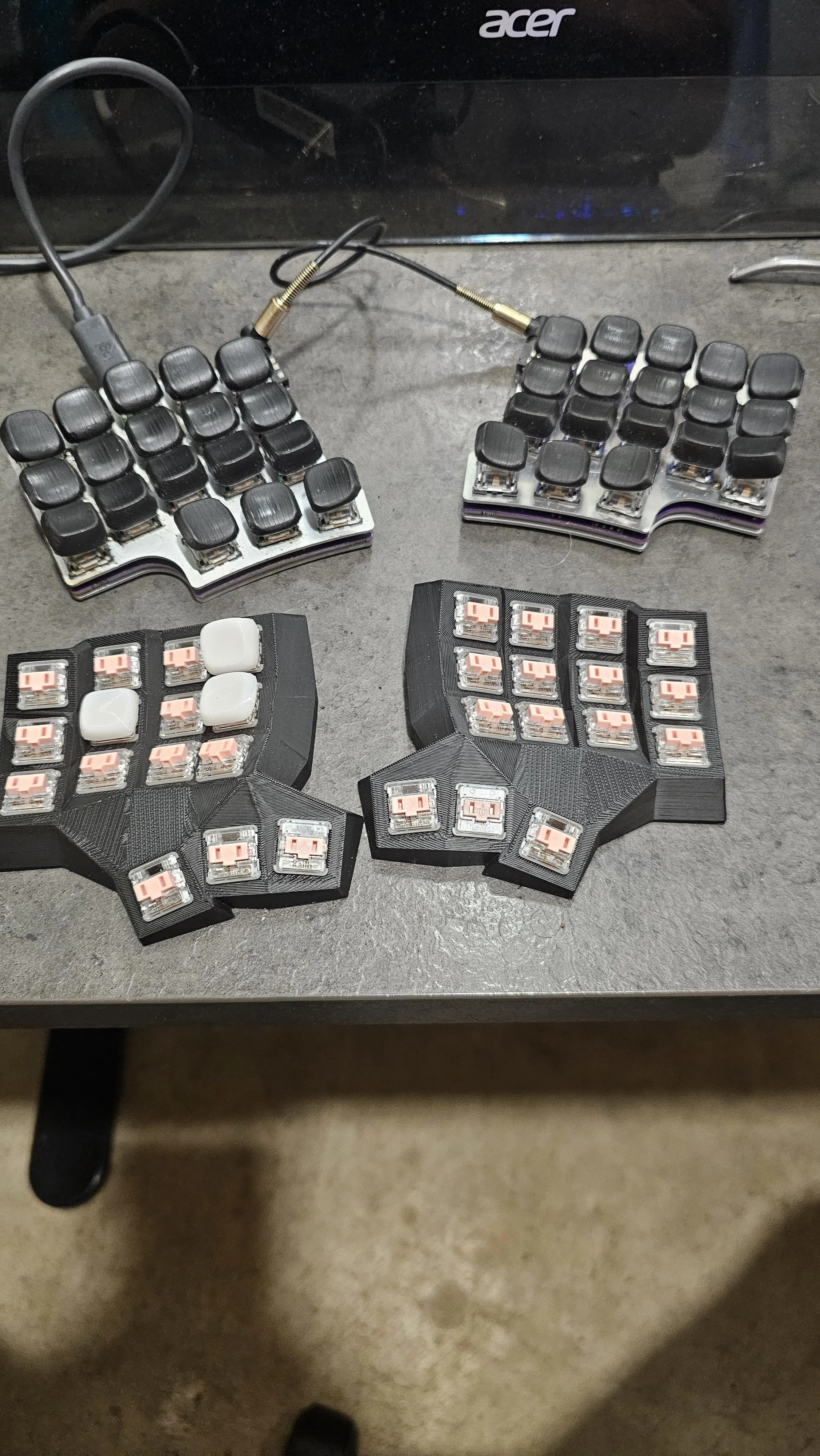 指の動きに最適化された配列