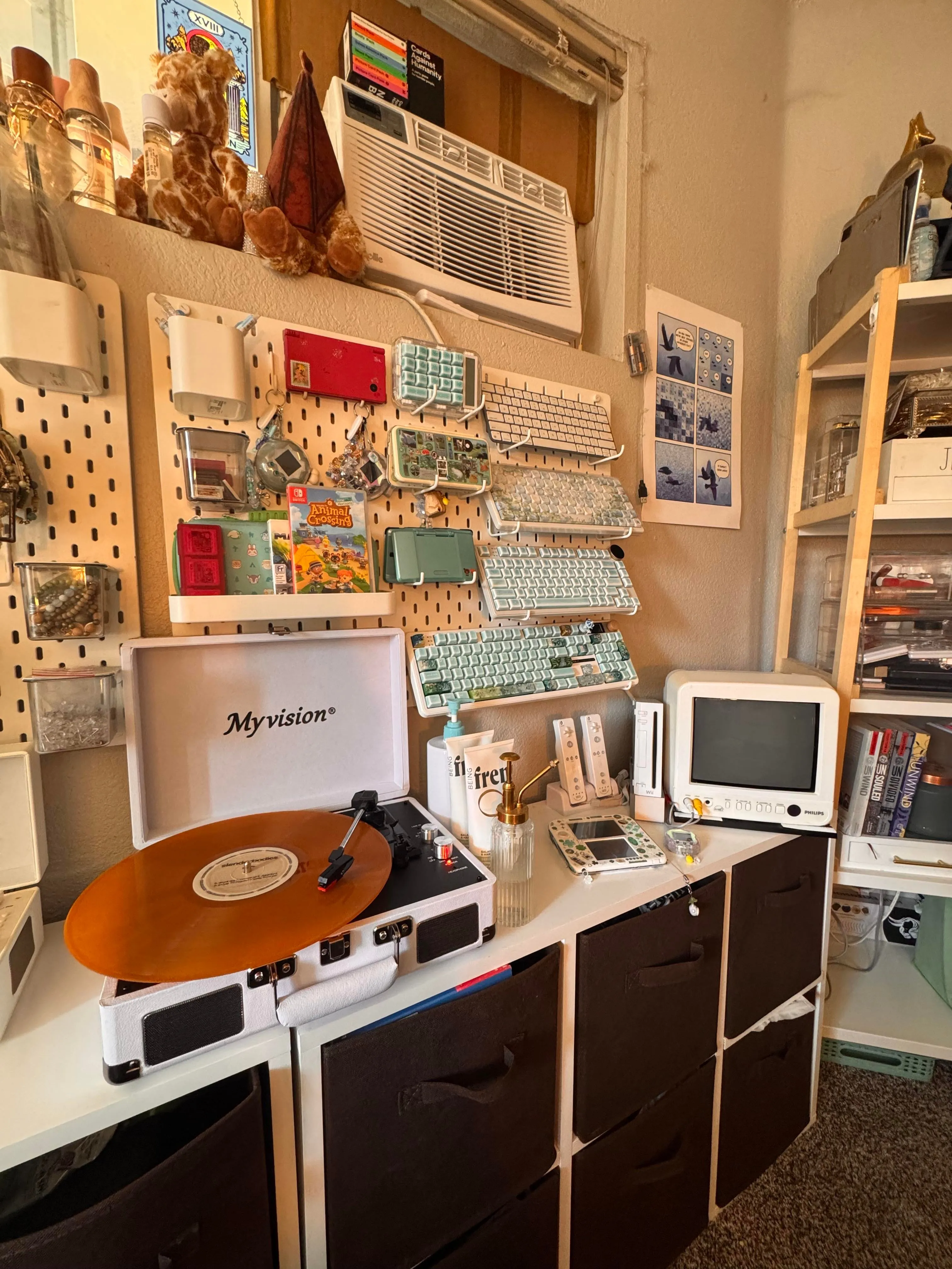 キーボードコレクションの様子