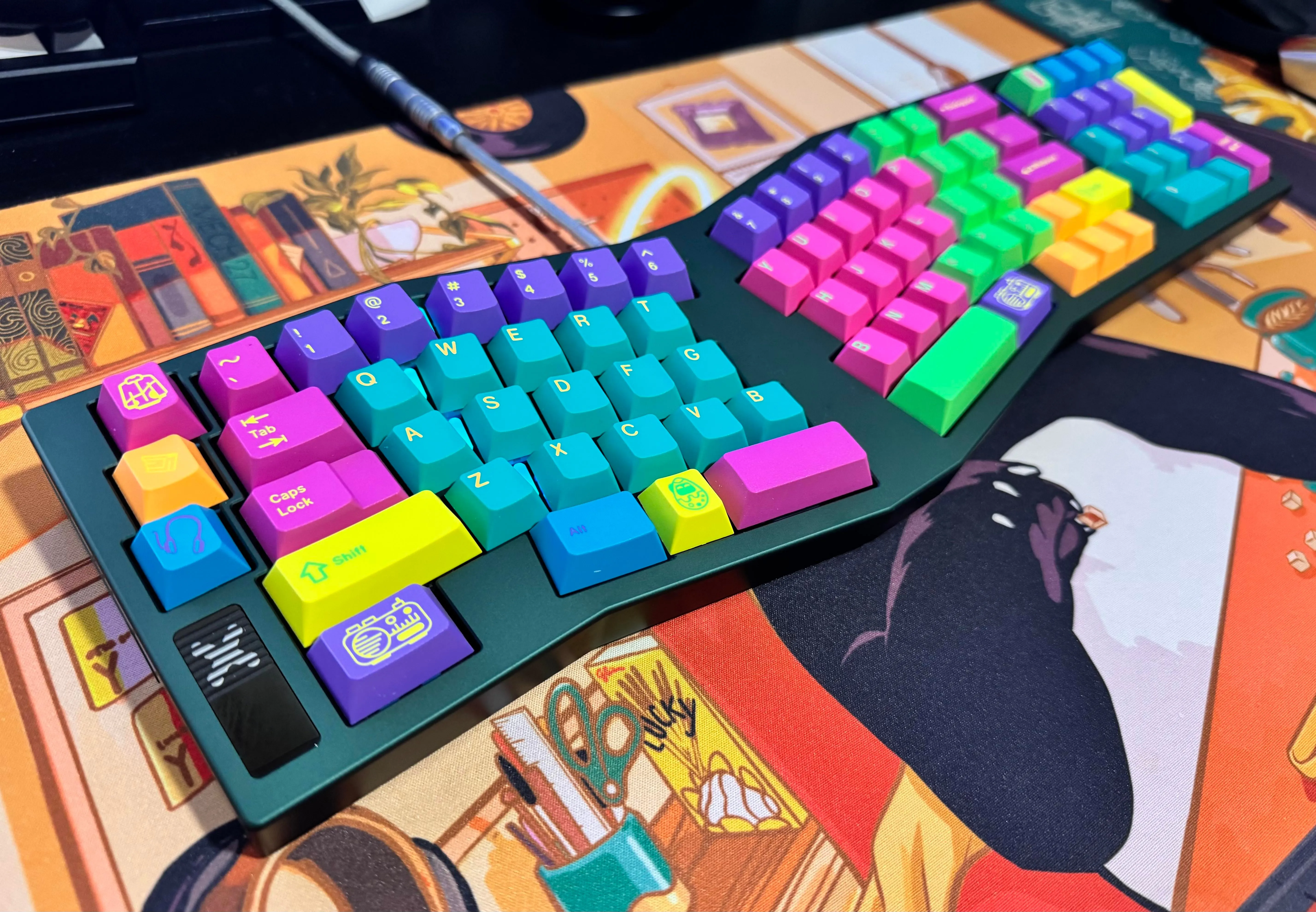 キーボードのクローズアップ