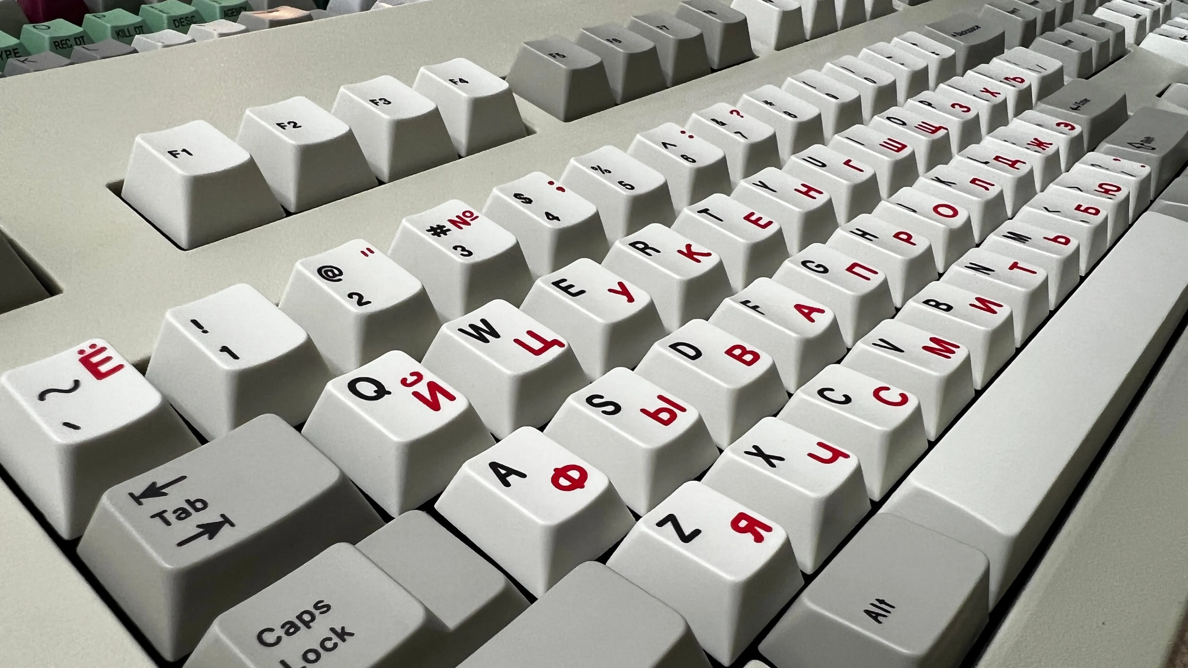 キーキャップの近接写真