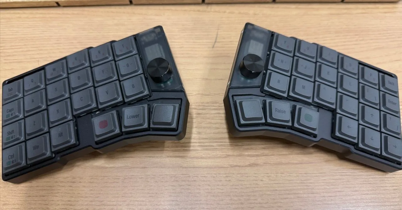 届いたばかりのCornix