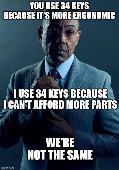 Ferris Sweepのビルド外観