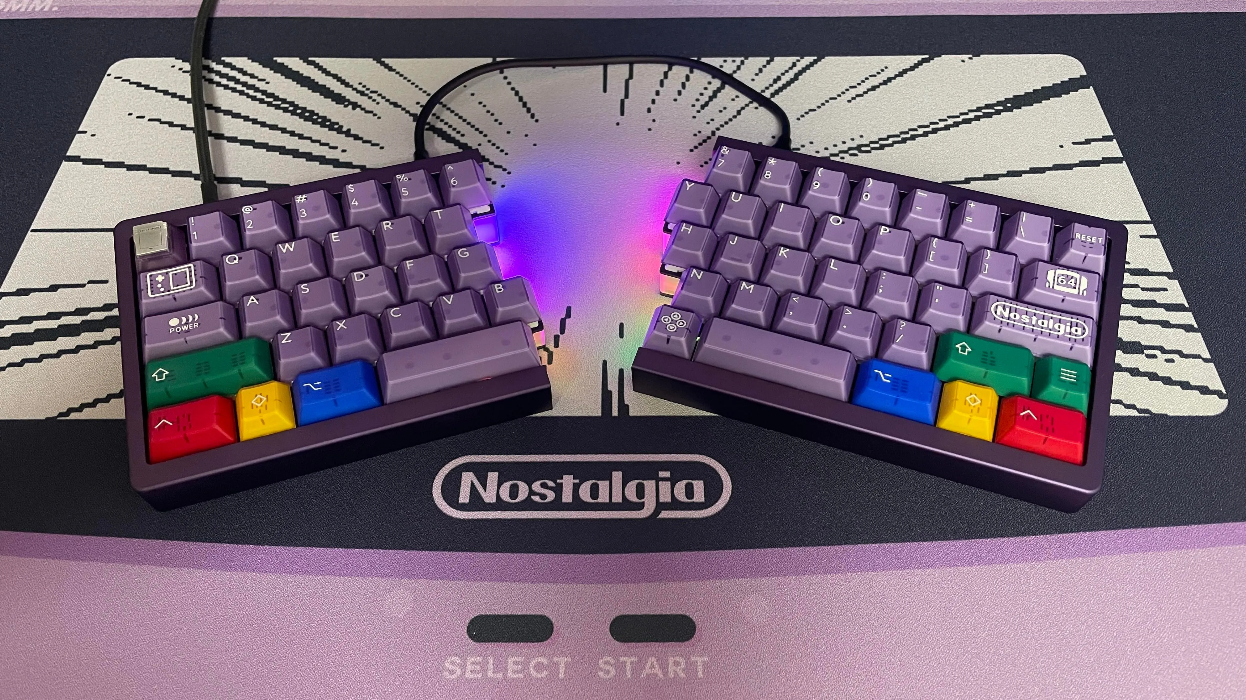 キーキャップの質感が際立つクローズアップ写真