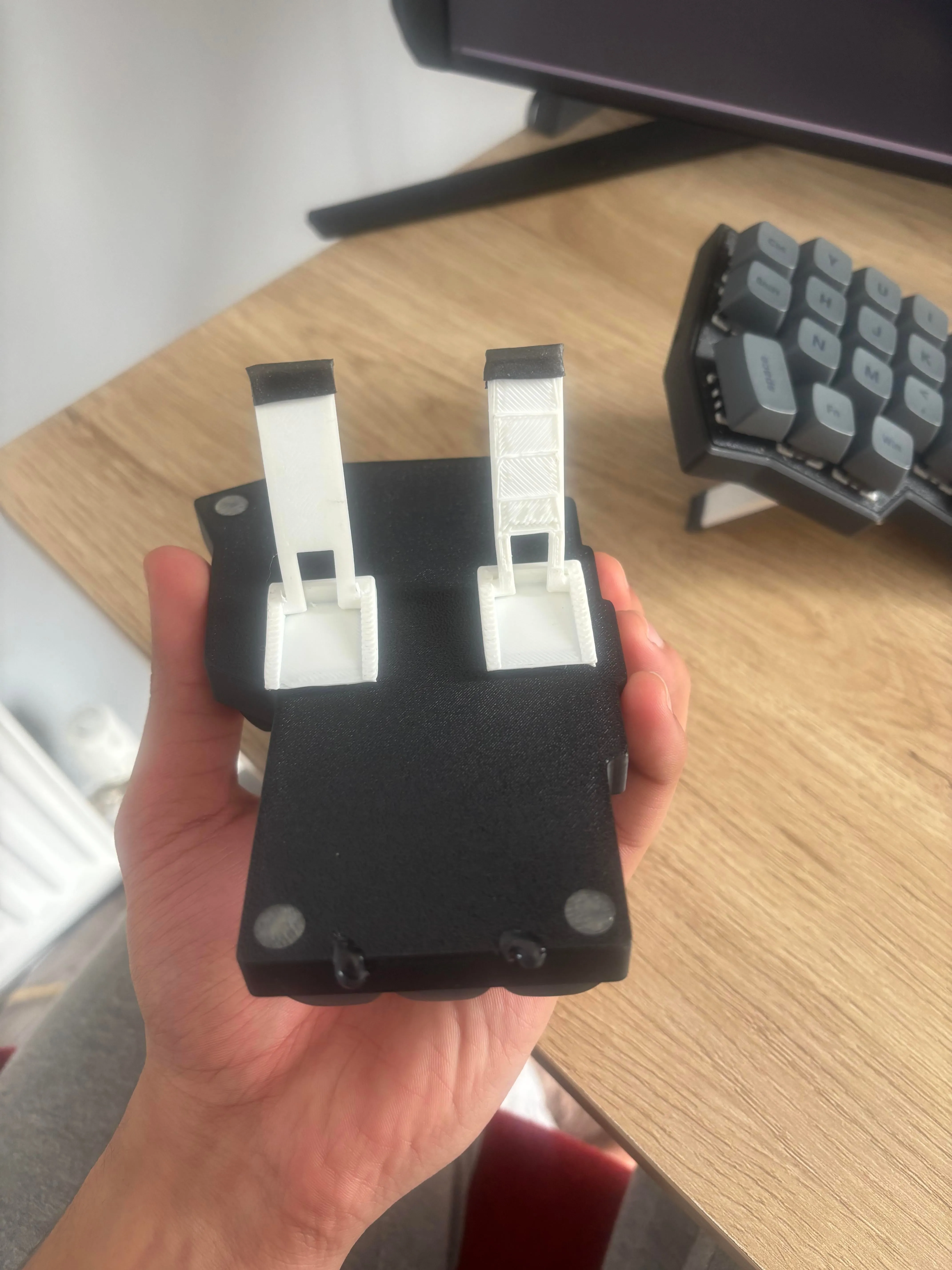 自作パーツを活用したテンティングの例