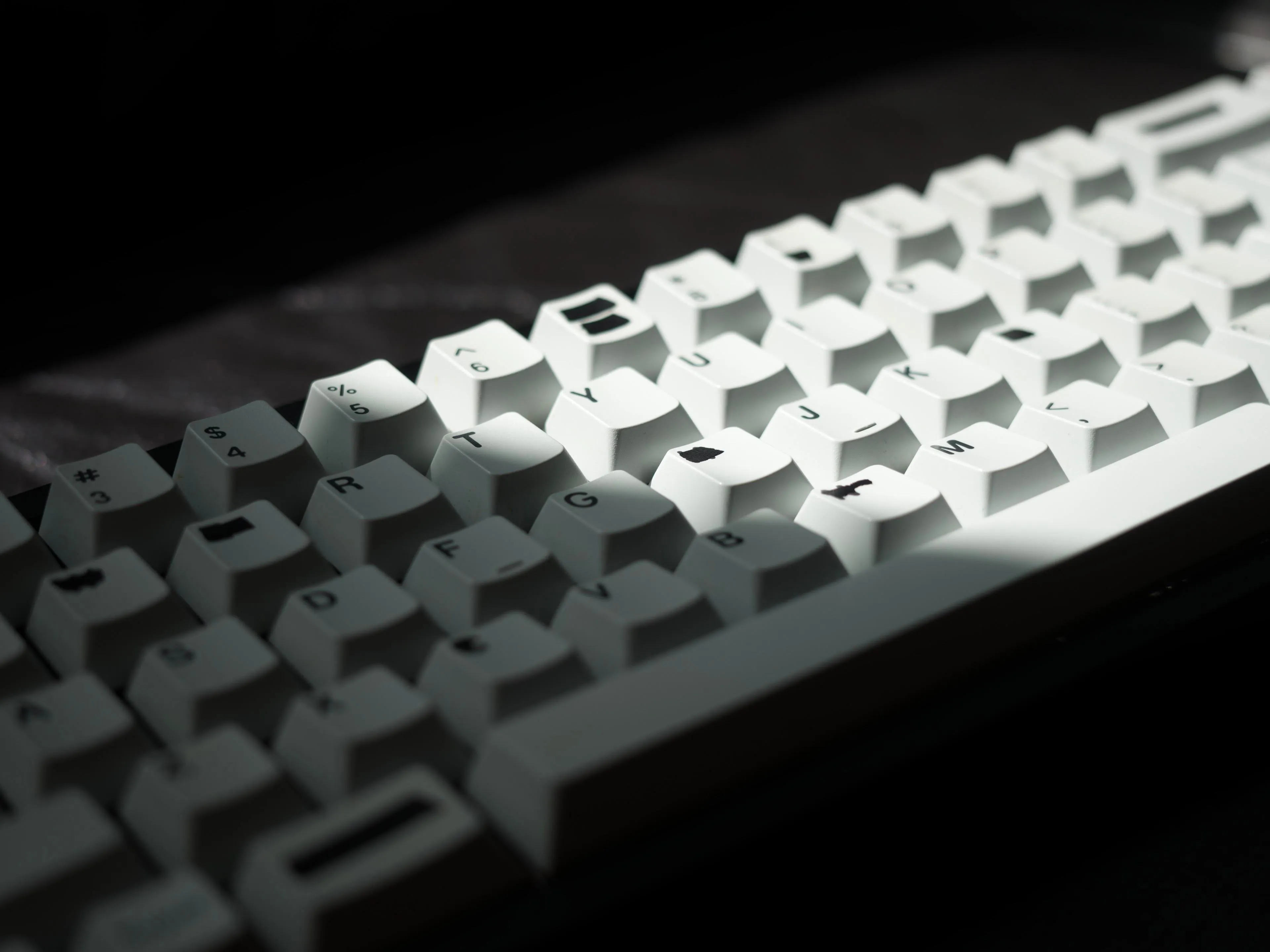 GMK RedactedとArtisanキーキャップのディテール