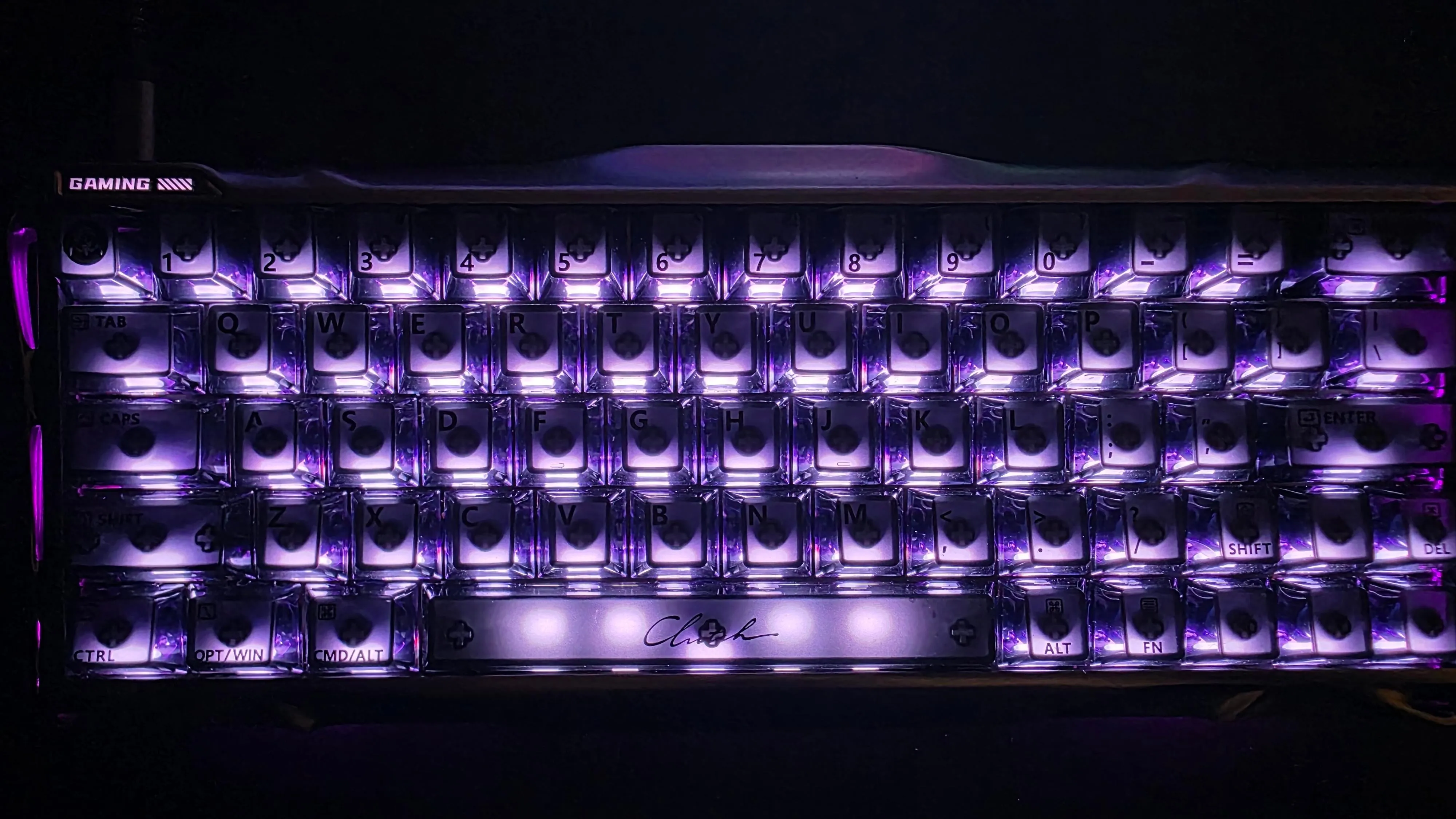 キーキャップの印字剥がれの様子2