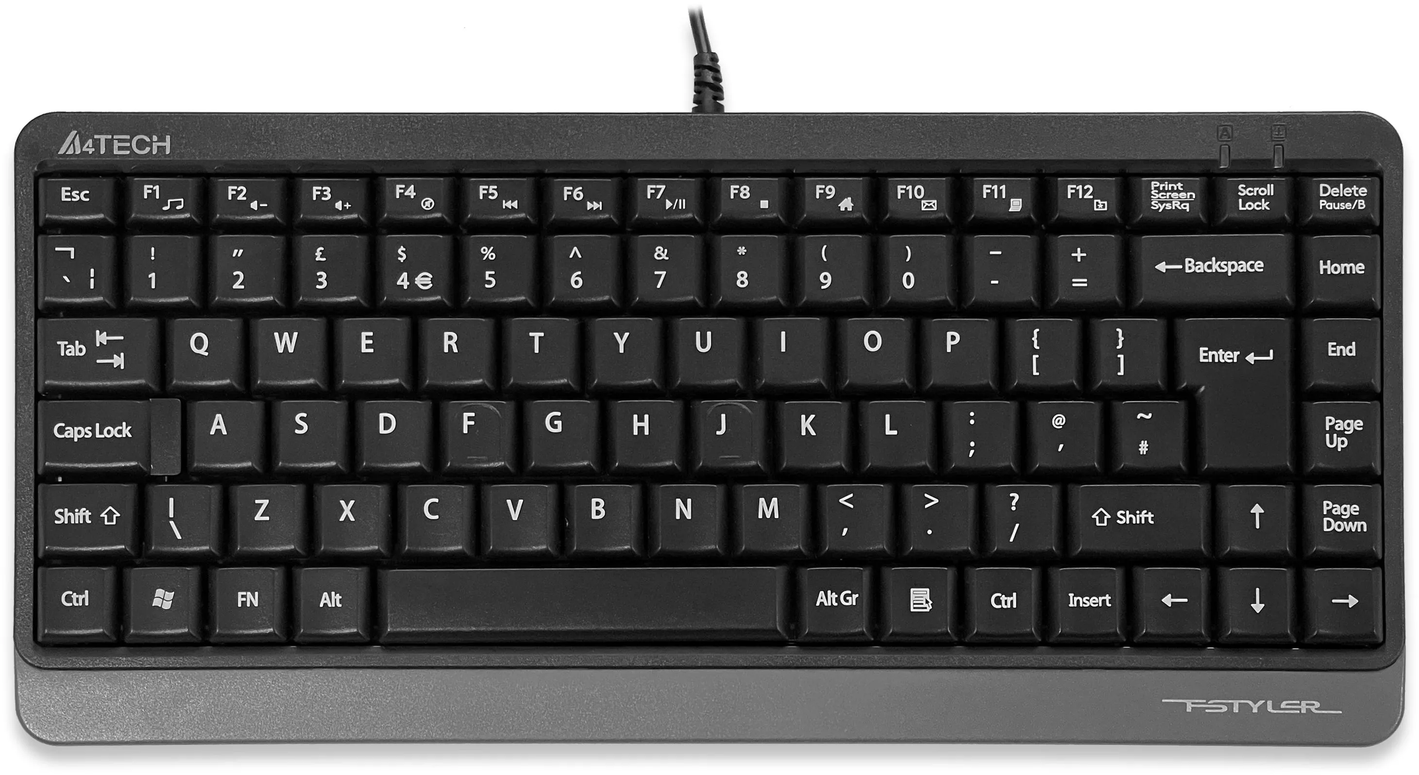 UK配列キーボードの例