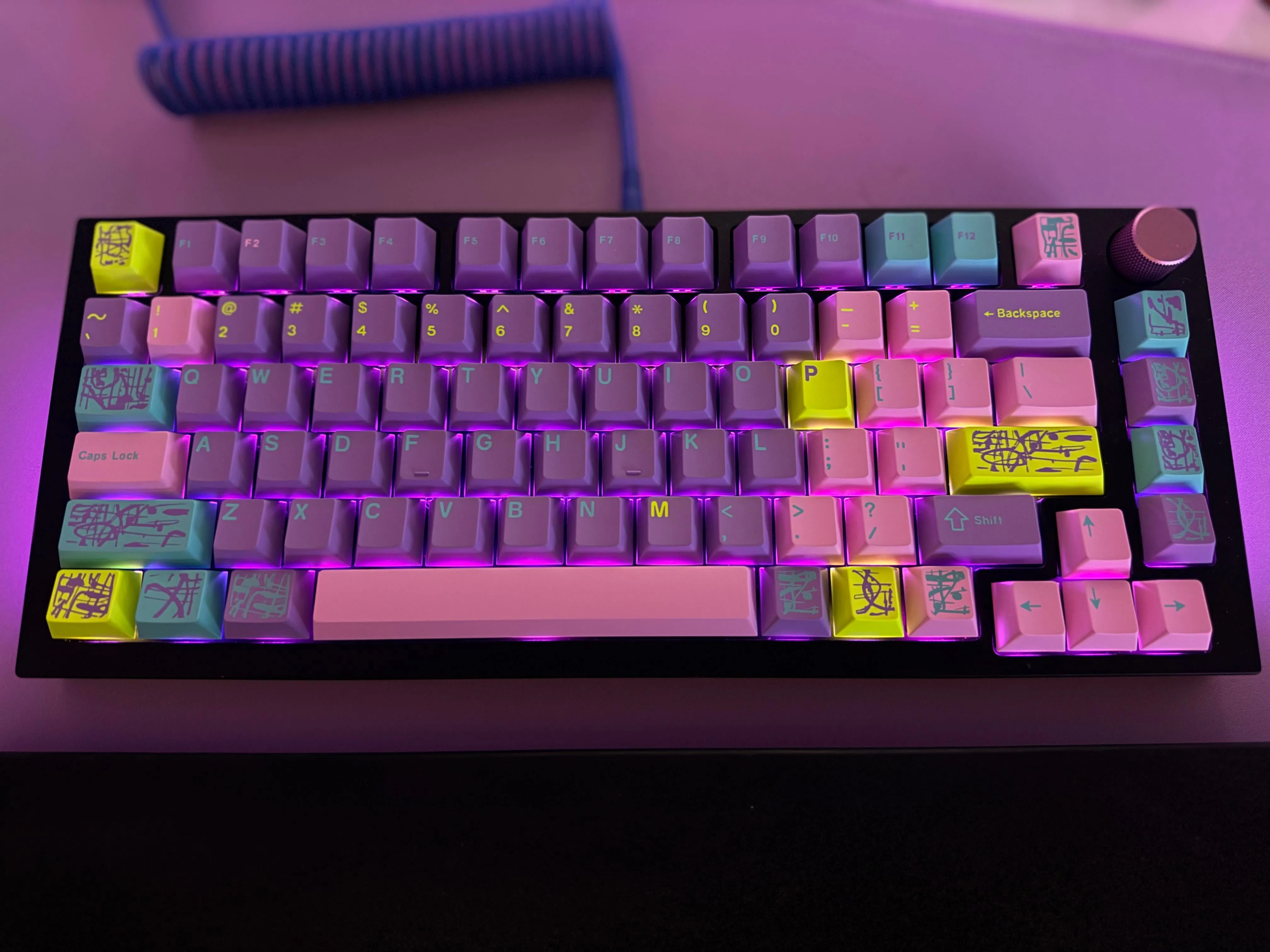 Keykobo Monetを装着したGMMK Pro