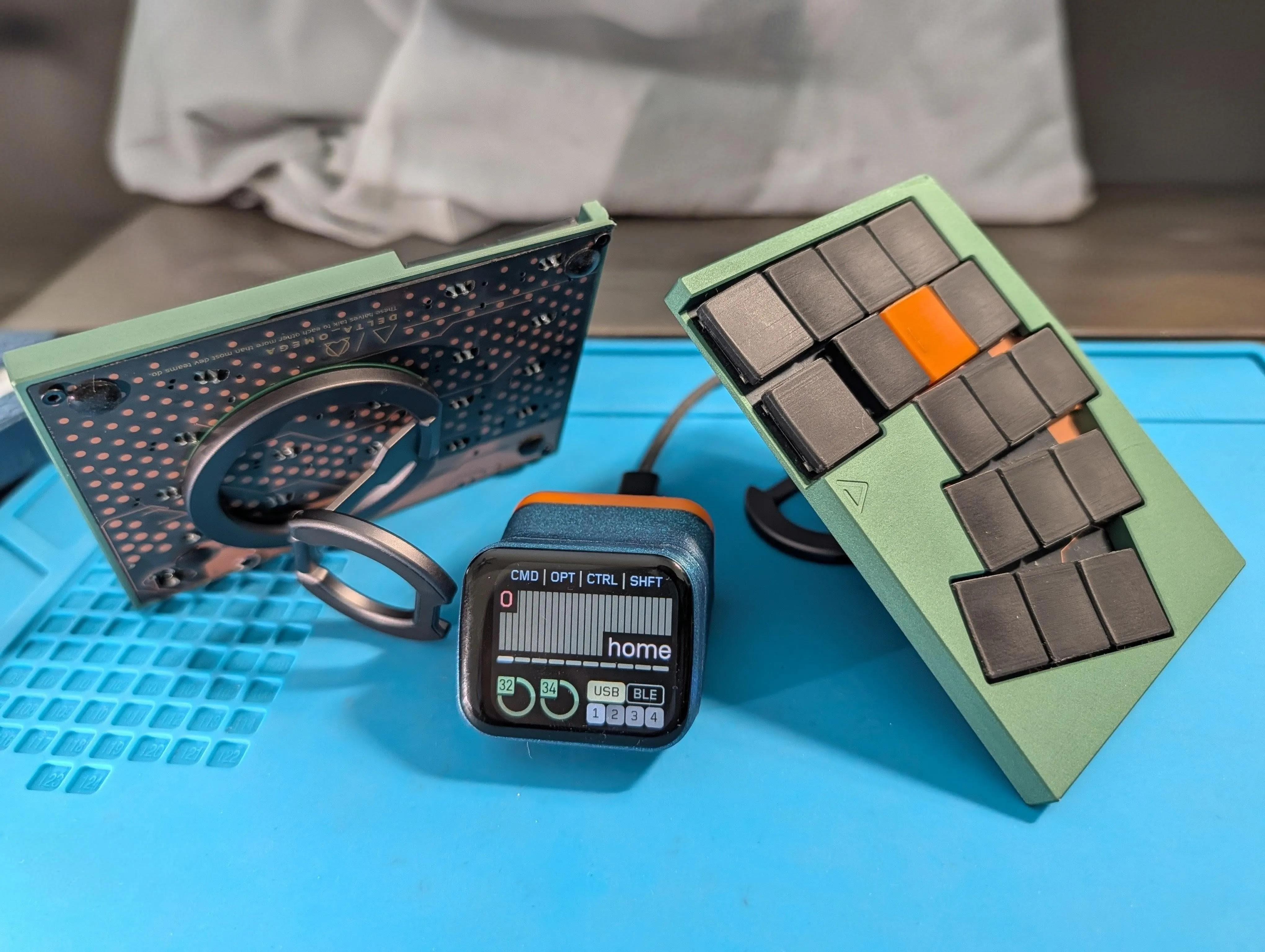 キーボードセットアップの様子