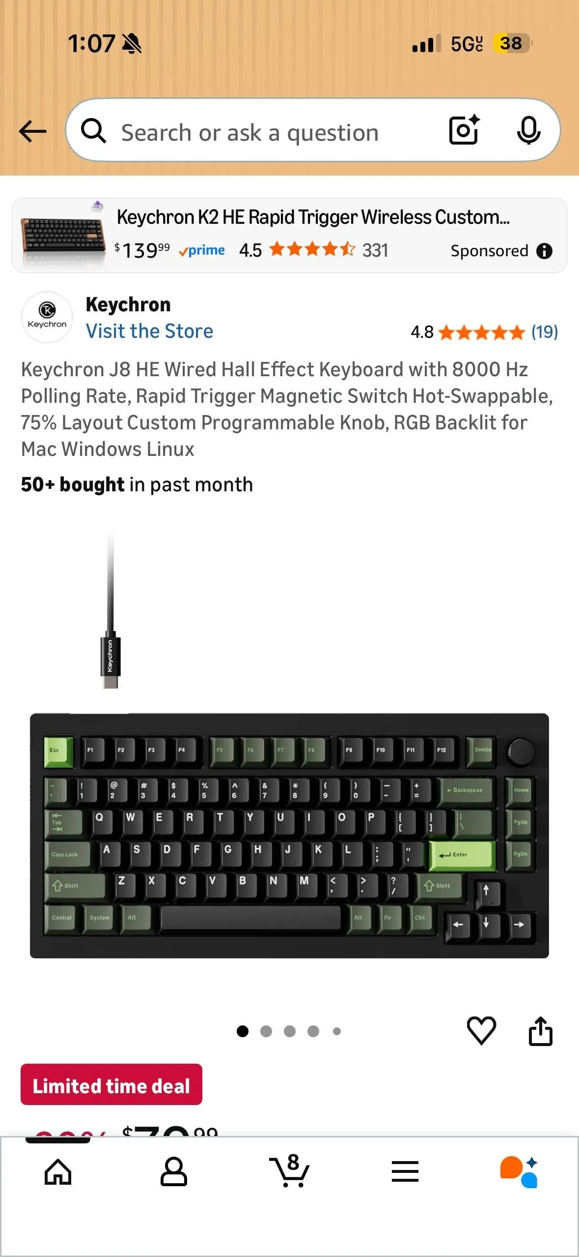 J8と推測されるキーボードの画像2