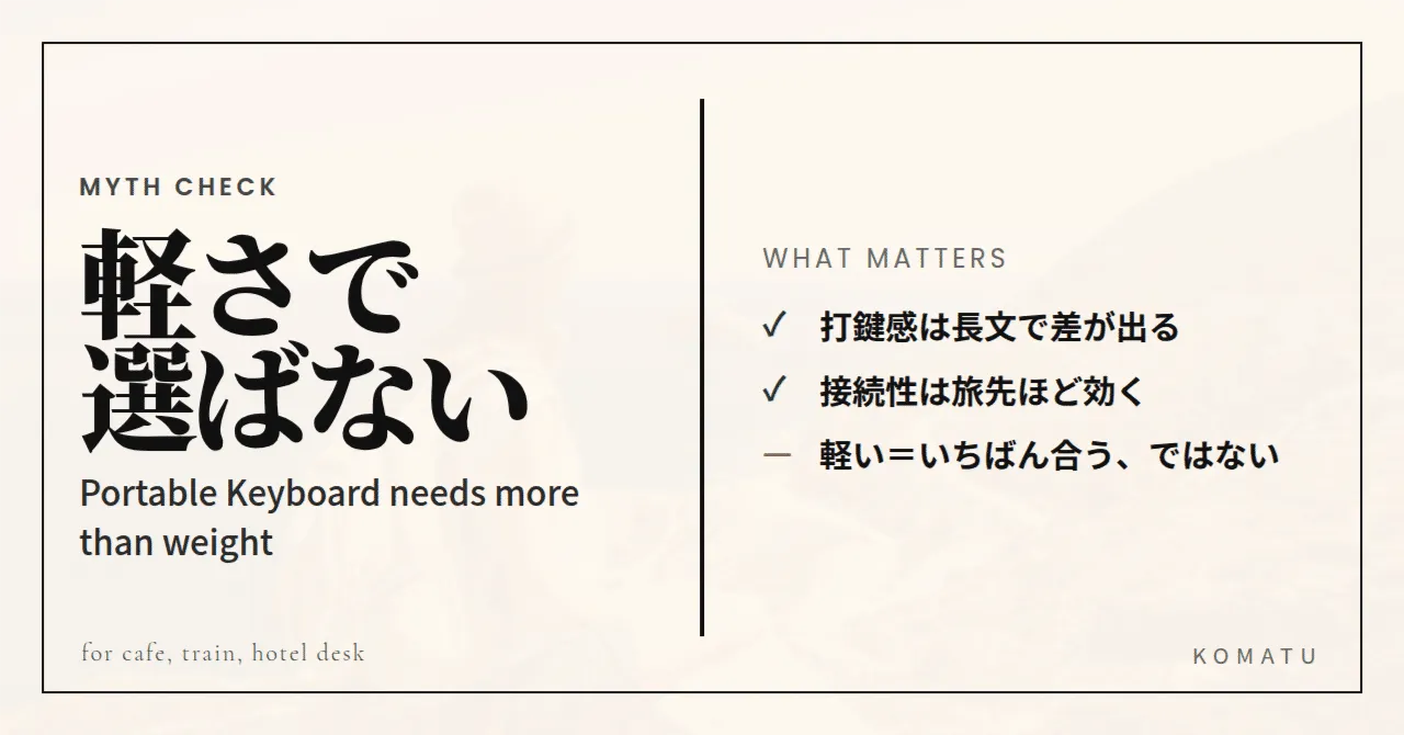 ポータブルキーボードのイメージ