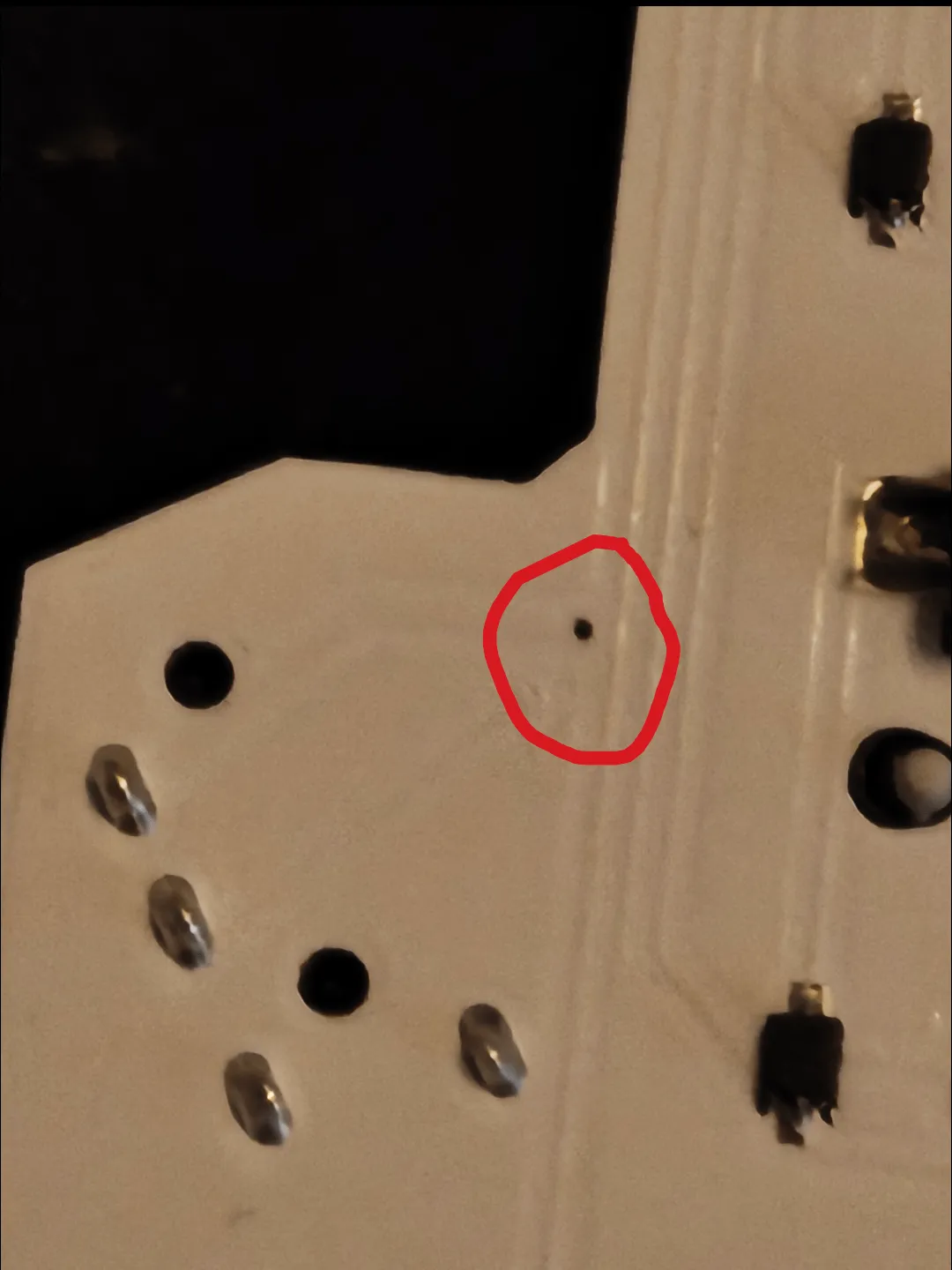 Silakka54の基板レイアウト