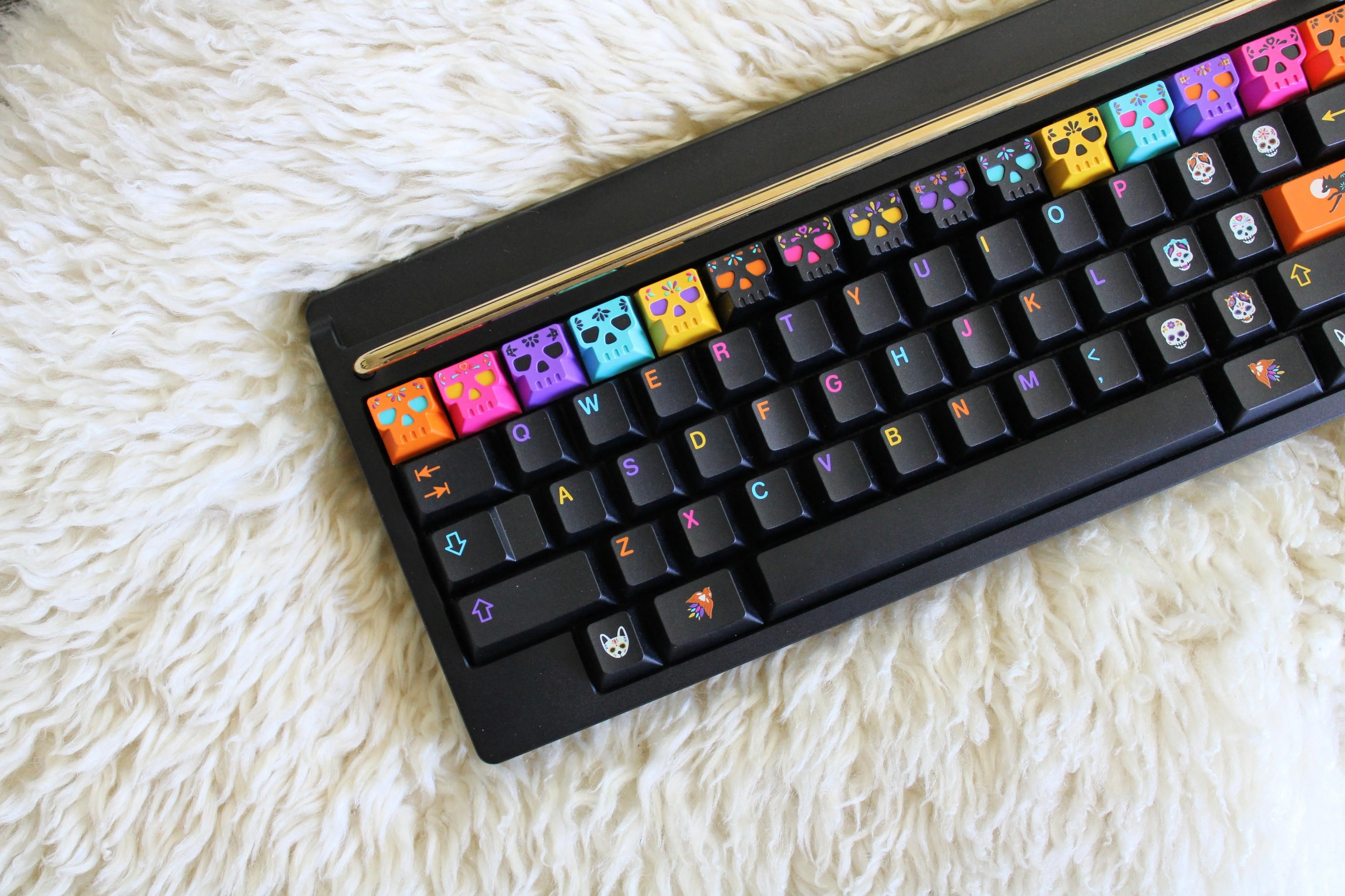 Synth60とGMK Mictlánのビルド全景