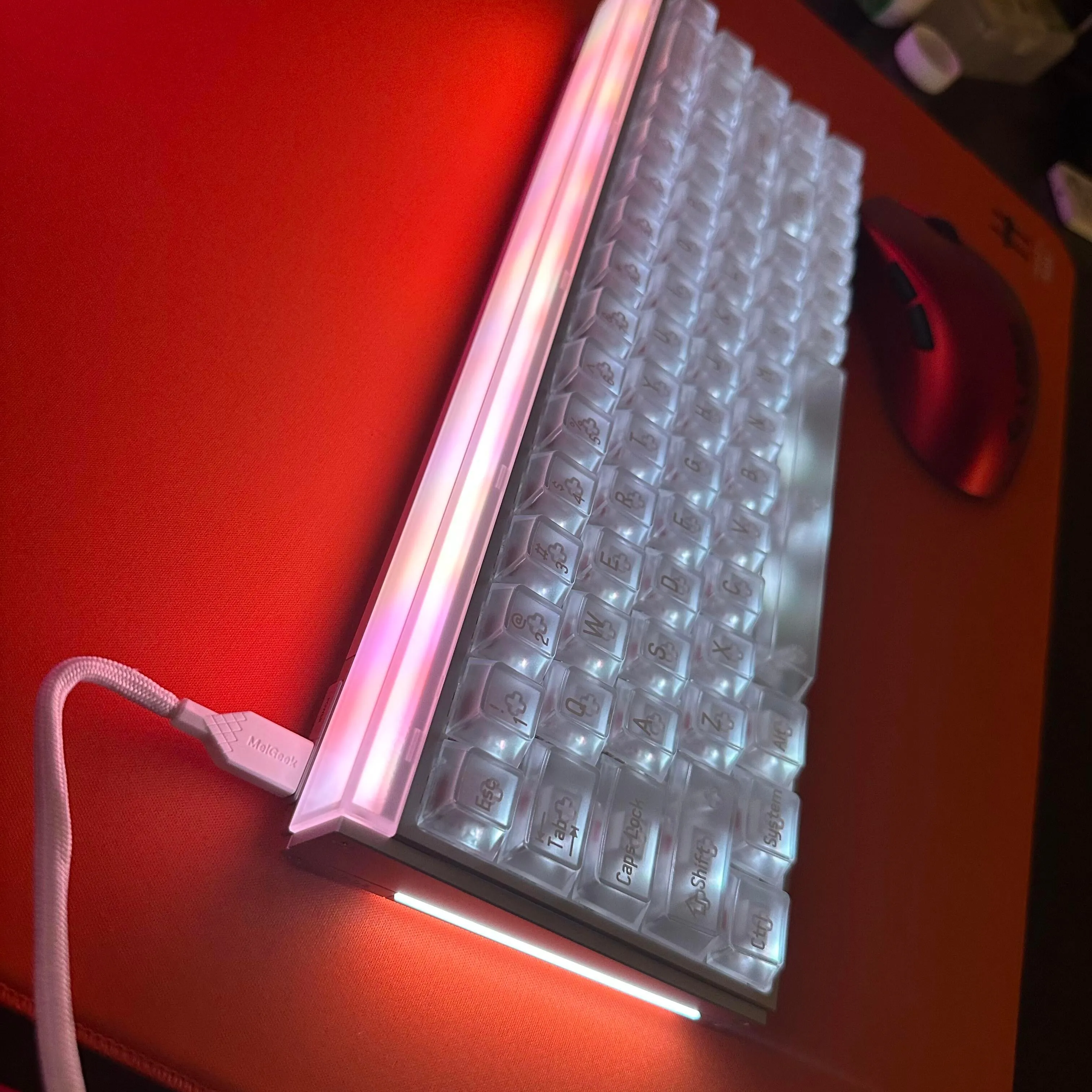キーボードの背面・側面